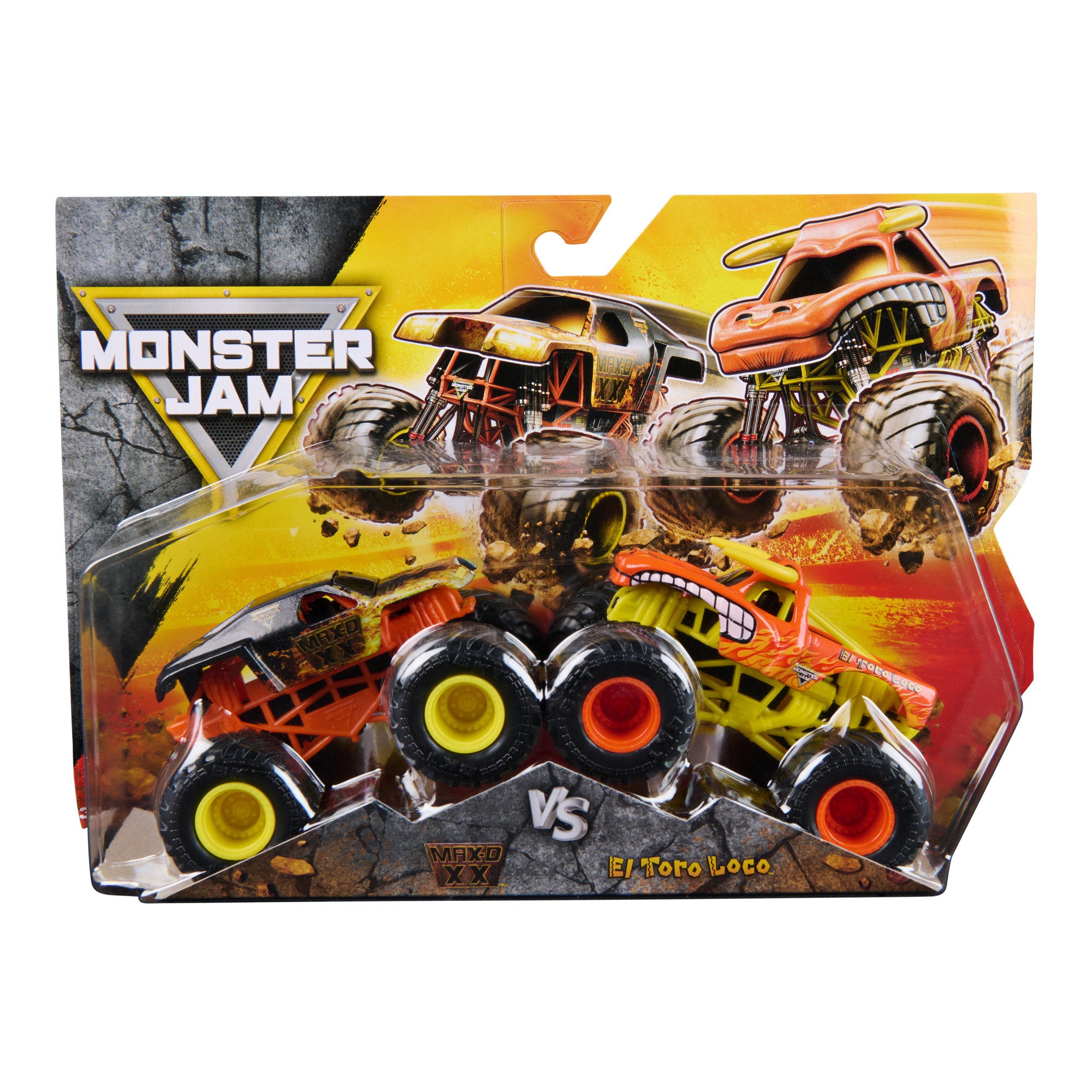 Monster Jam 1:64 2 Pack MAX-D XX vs El Toro Loco