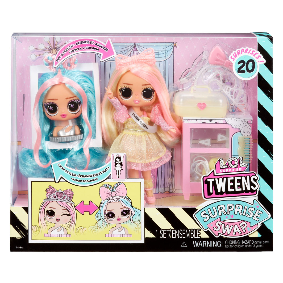 L.O.L. Surprise Tweens Surprise Swap Fashion Doll - Waves Winnie