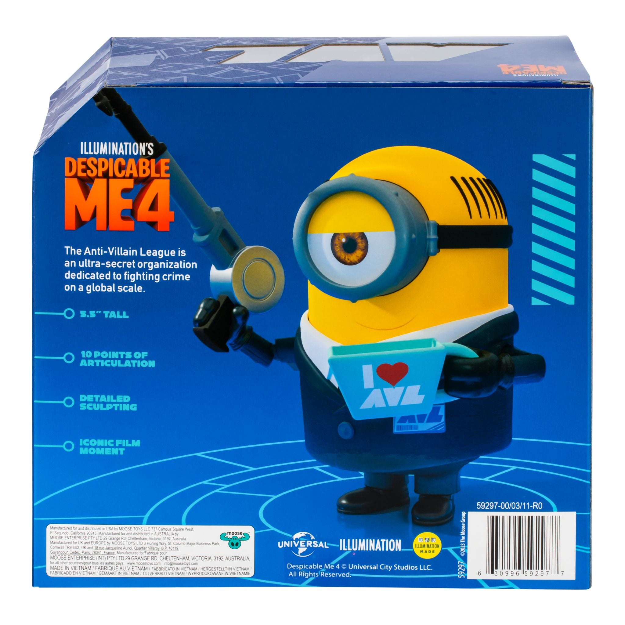 Despicable Me 4 Despicably Deluxe Minion Collectible - Avl Mel