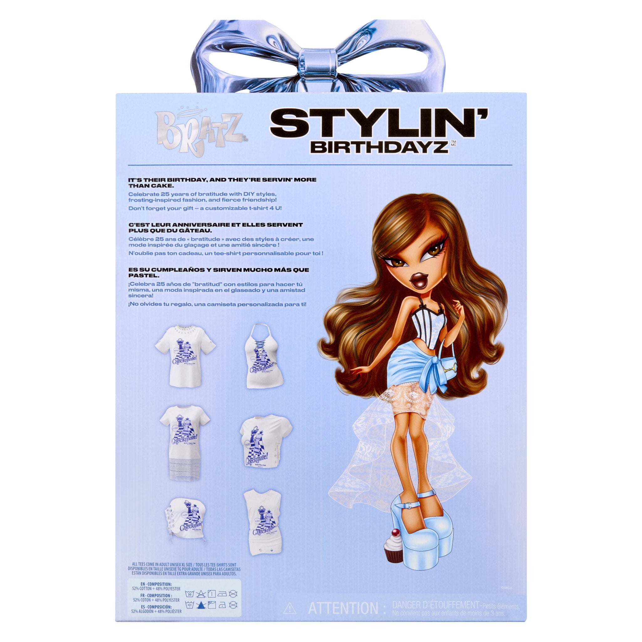 Bratz Stylin' Birthday Fashion Doll - Yasmin