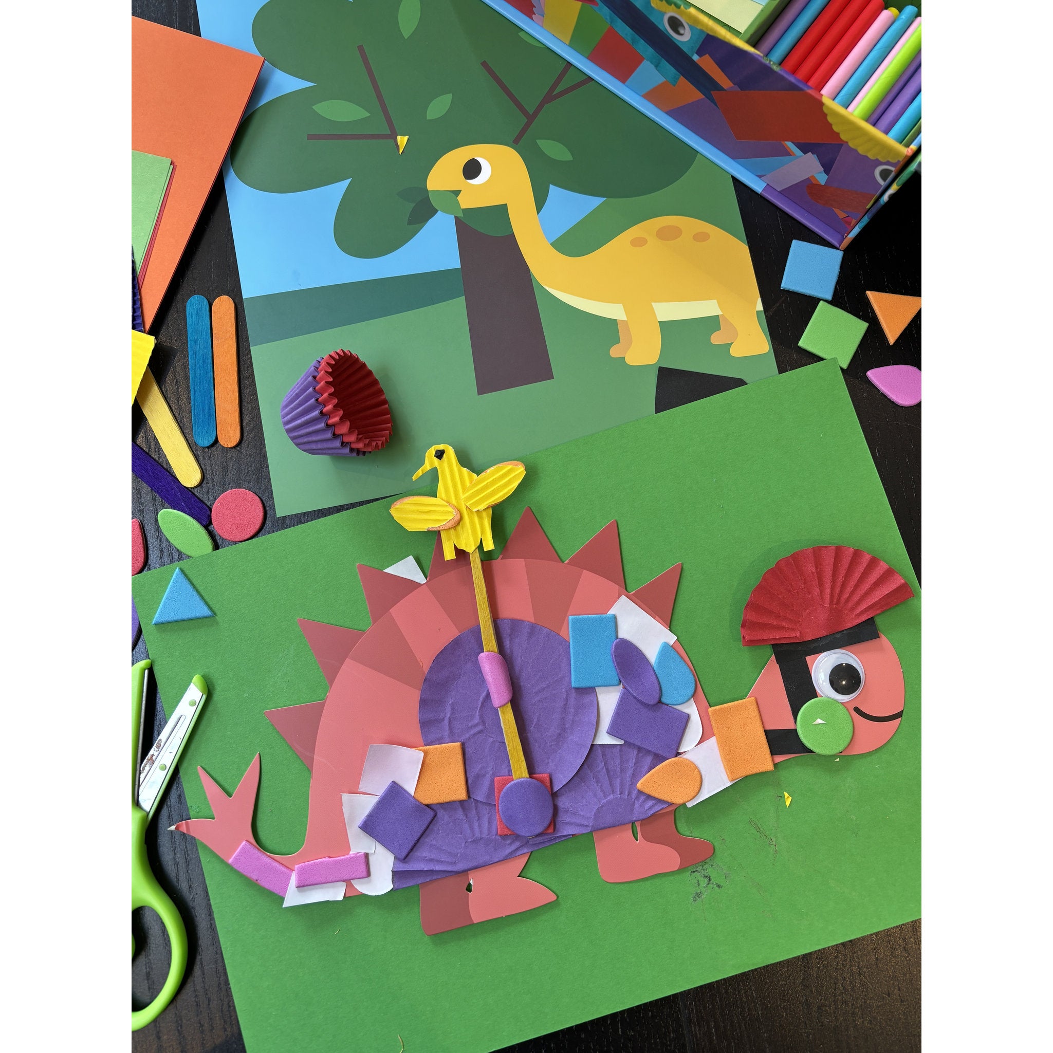 My Creative Box - Dinosaur Collage Activity Box