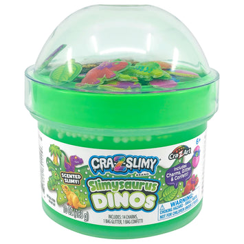 CRA-Z-ART Cra-Z-Slimy Fun Dome Topper Jar - Slimysaurus Dinos