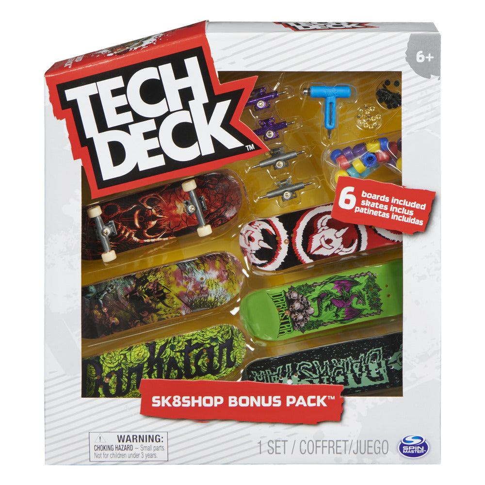 Tech Deck Sk8 Shop Bonus Pack Assorted Styles