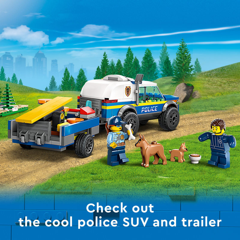 LEGO 60369 City Mobile Police Dog Training