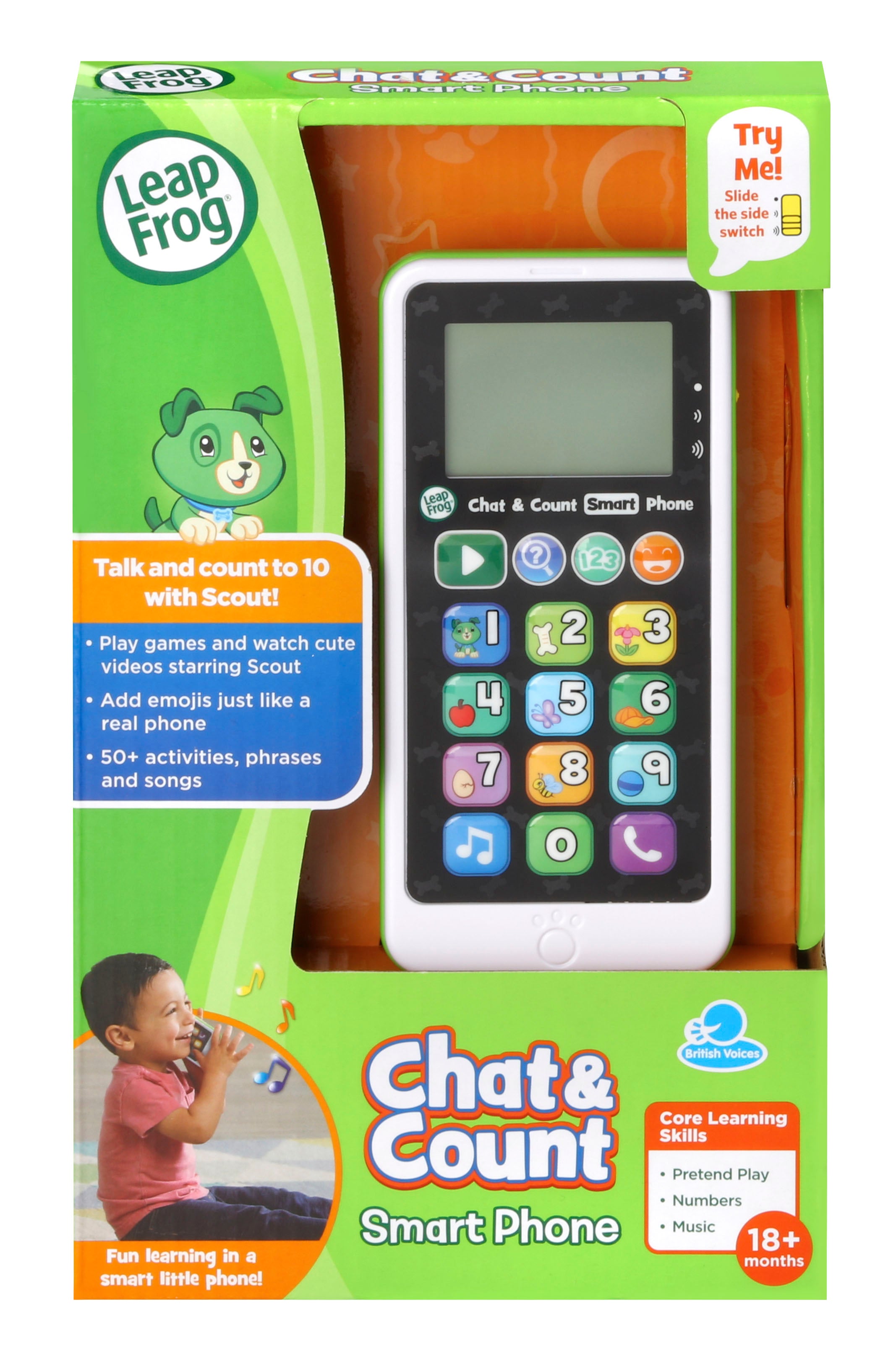 LeapFrog Chat And Count Smart Phone Assorted Styles – Toyworld