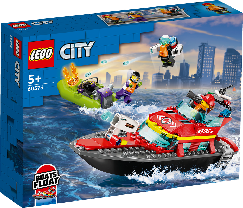 LEGO 60373 City Fire Rescue Boat