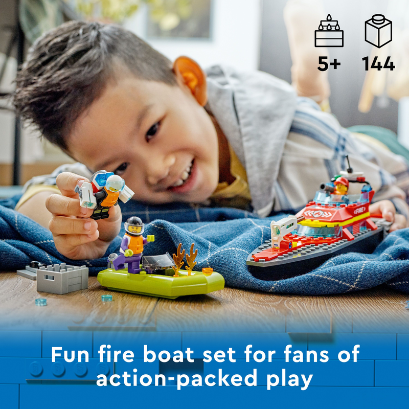 LEGO 60373 City Fire Rescue Boat