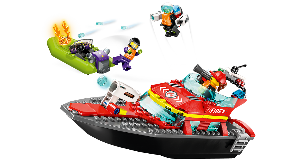 LEGO 60373 City Fire Rescue Boat