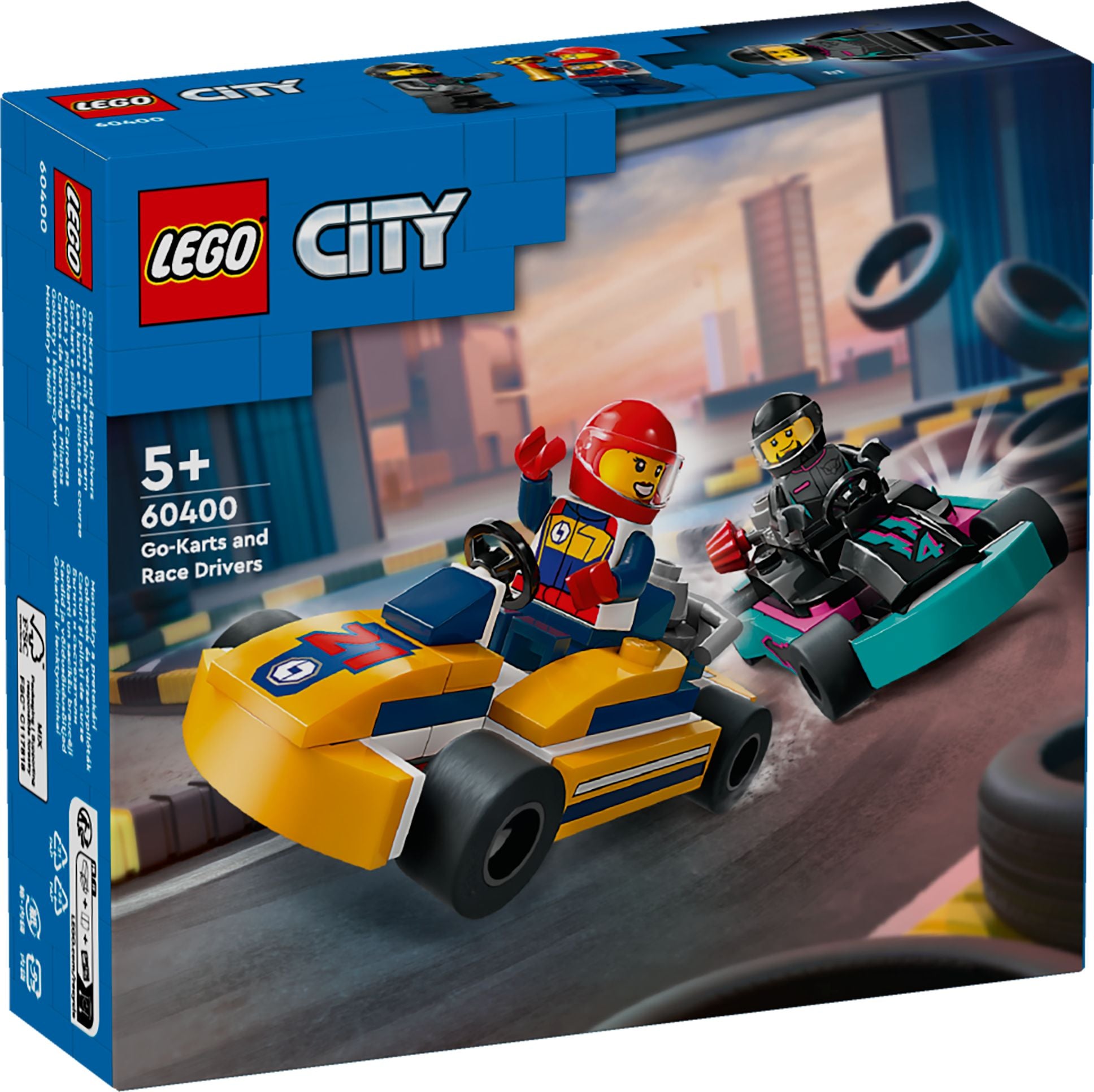 LEGO 60400 City Go Karts And Racer Drivers