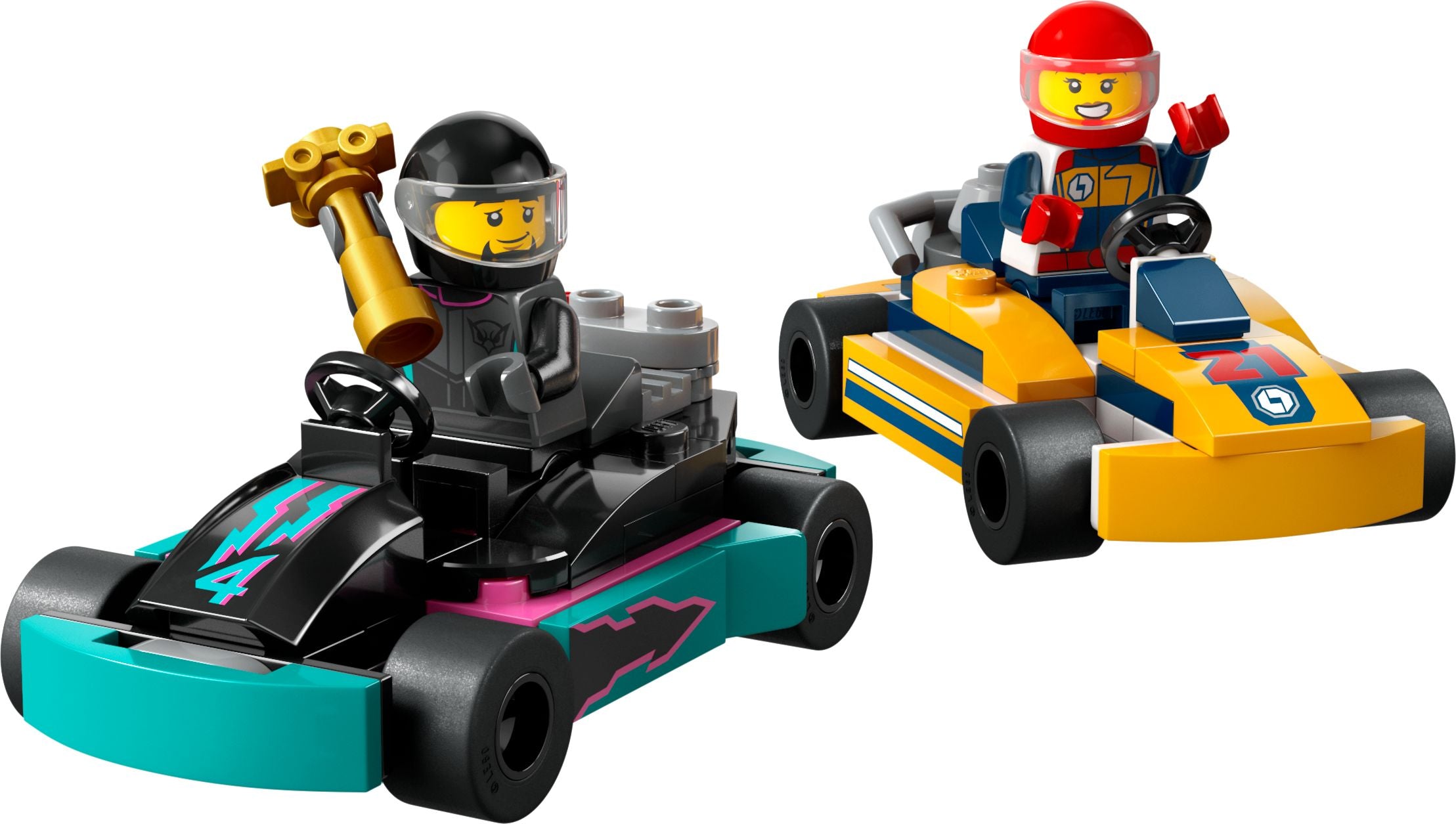 LEGO 60400 City Go Karts And Racer Drivers