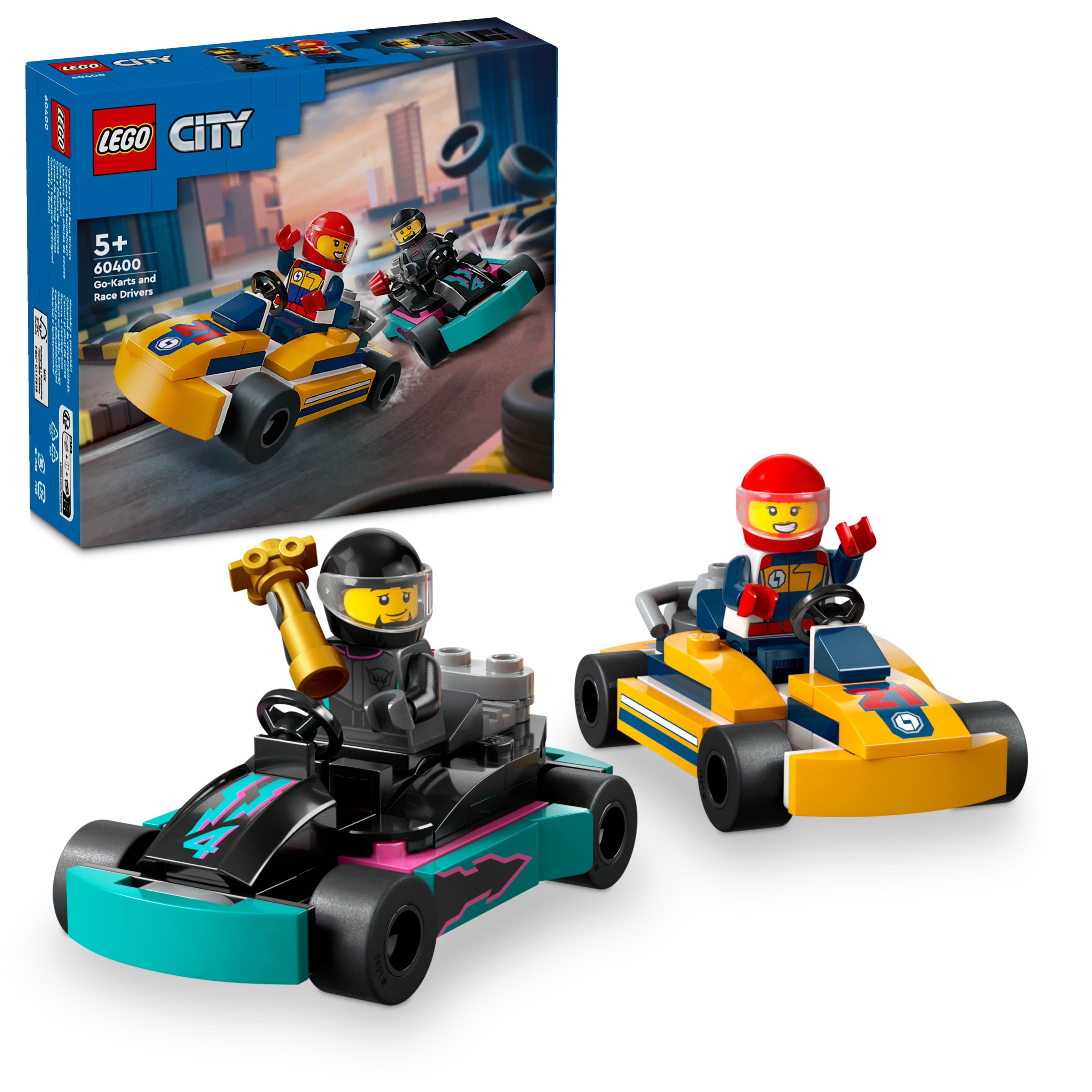 LEGO 60400 City Go Karts And Racer Drivers
