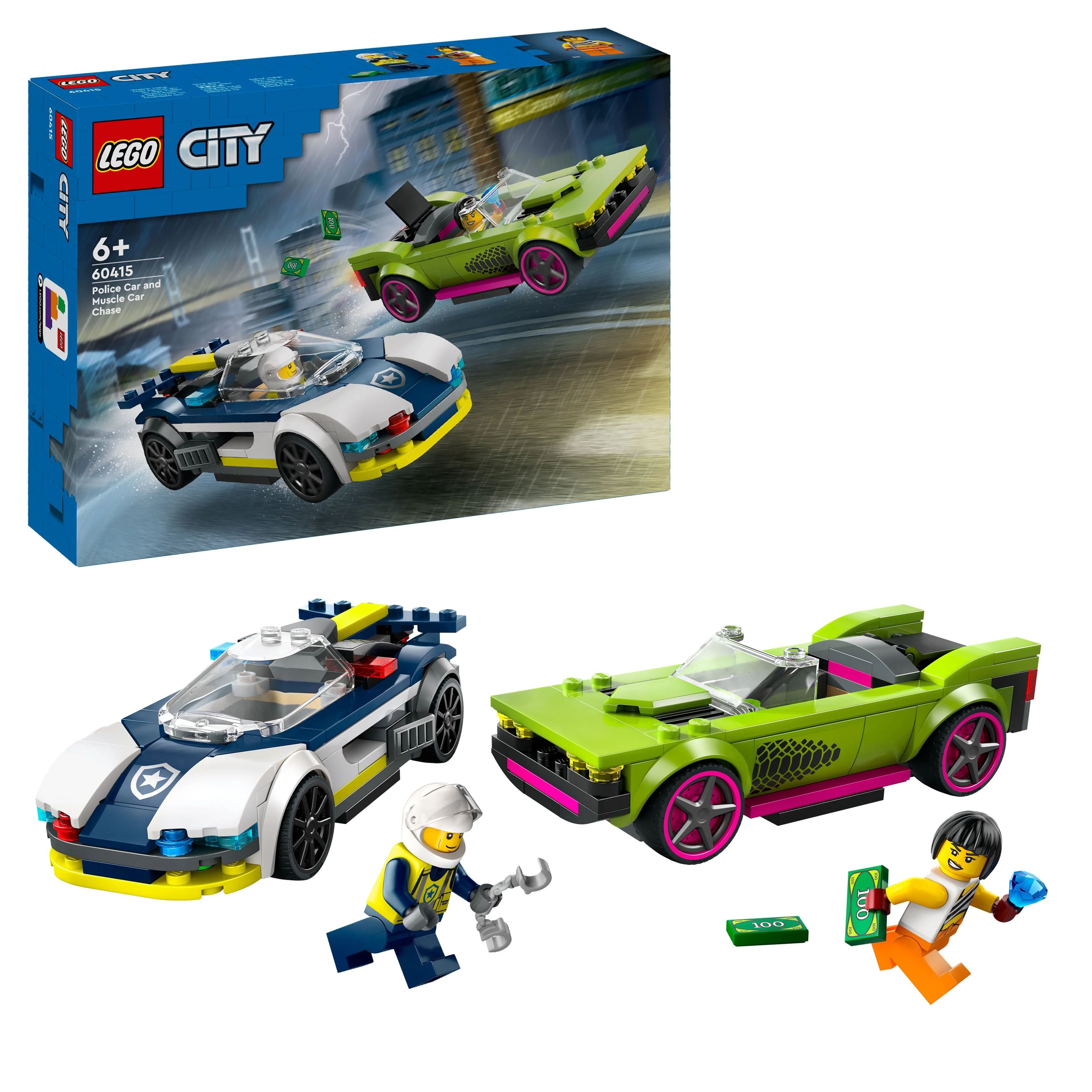 LEGO 60415 City Police Car And Muscle Car Chase