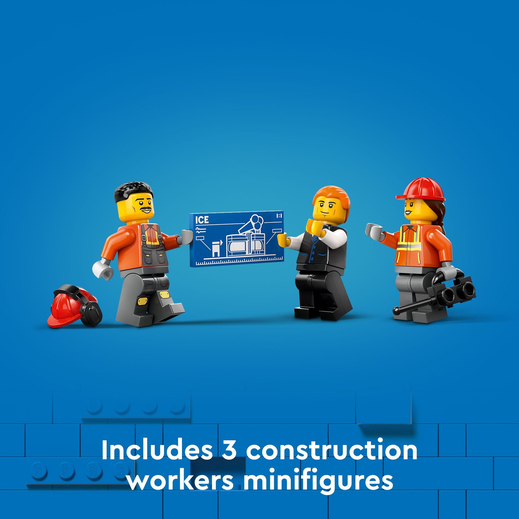 LEGO 60420 City Yellow Construction Excavator