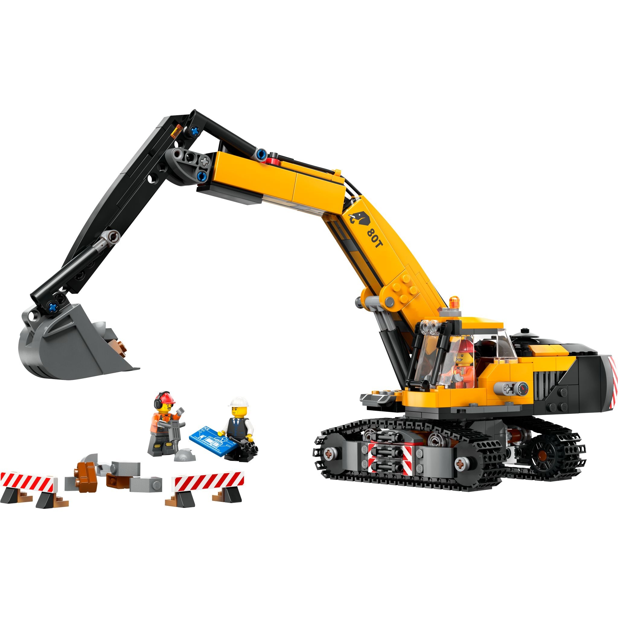 LEGO 60420 City Yellow Construction Excavator