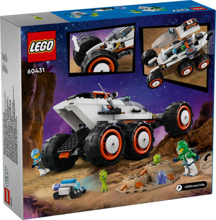 LEGO 60431 City Space Explorer Rover And Alien Life