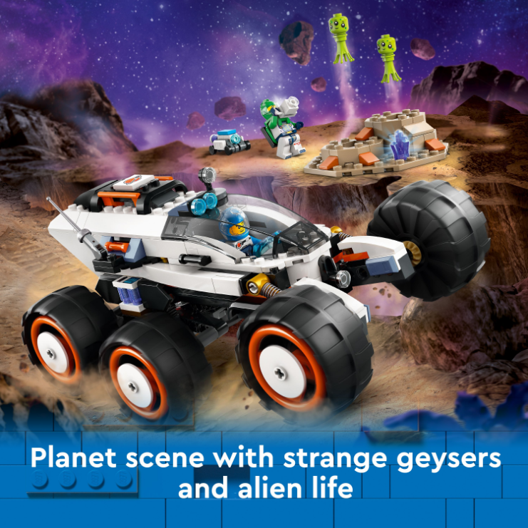 LEGO 60431 City Space Explorer Rover And Alien Life