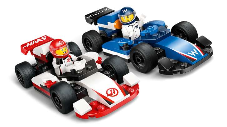 LEGO 60464 City F1 Williams Racing & Haas F1 Race Cars