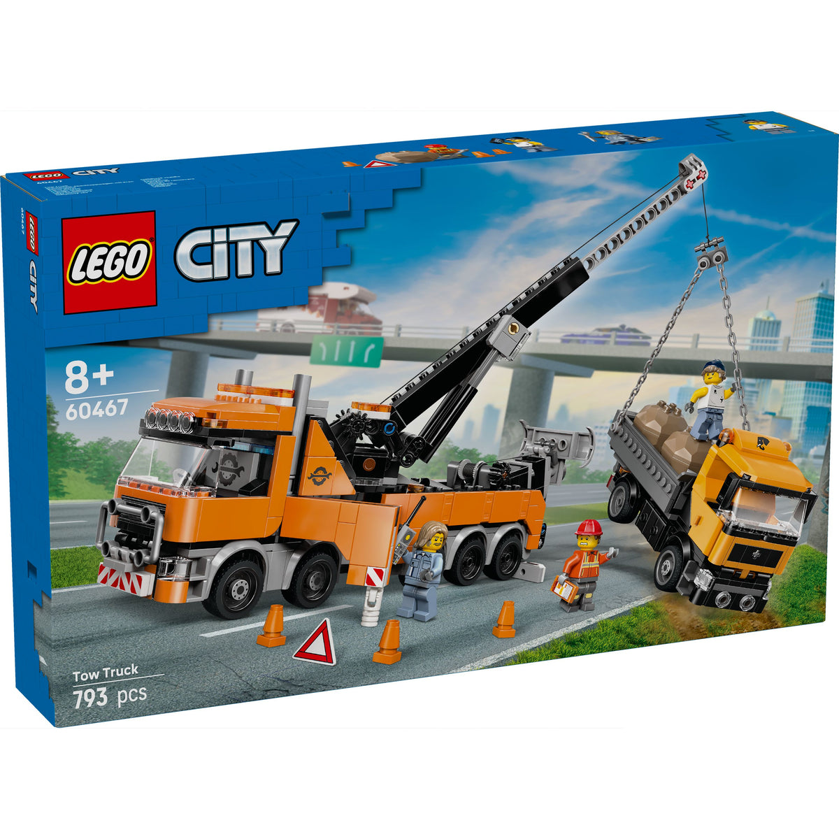 60467 LEGO 60467 City Heavy-Duty Recovery Tow Truck with Crane – Toyworld ...