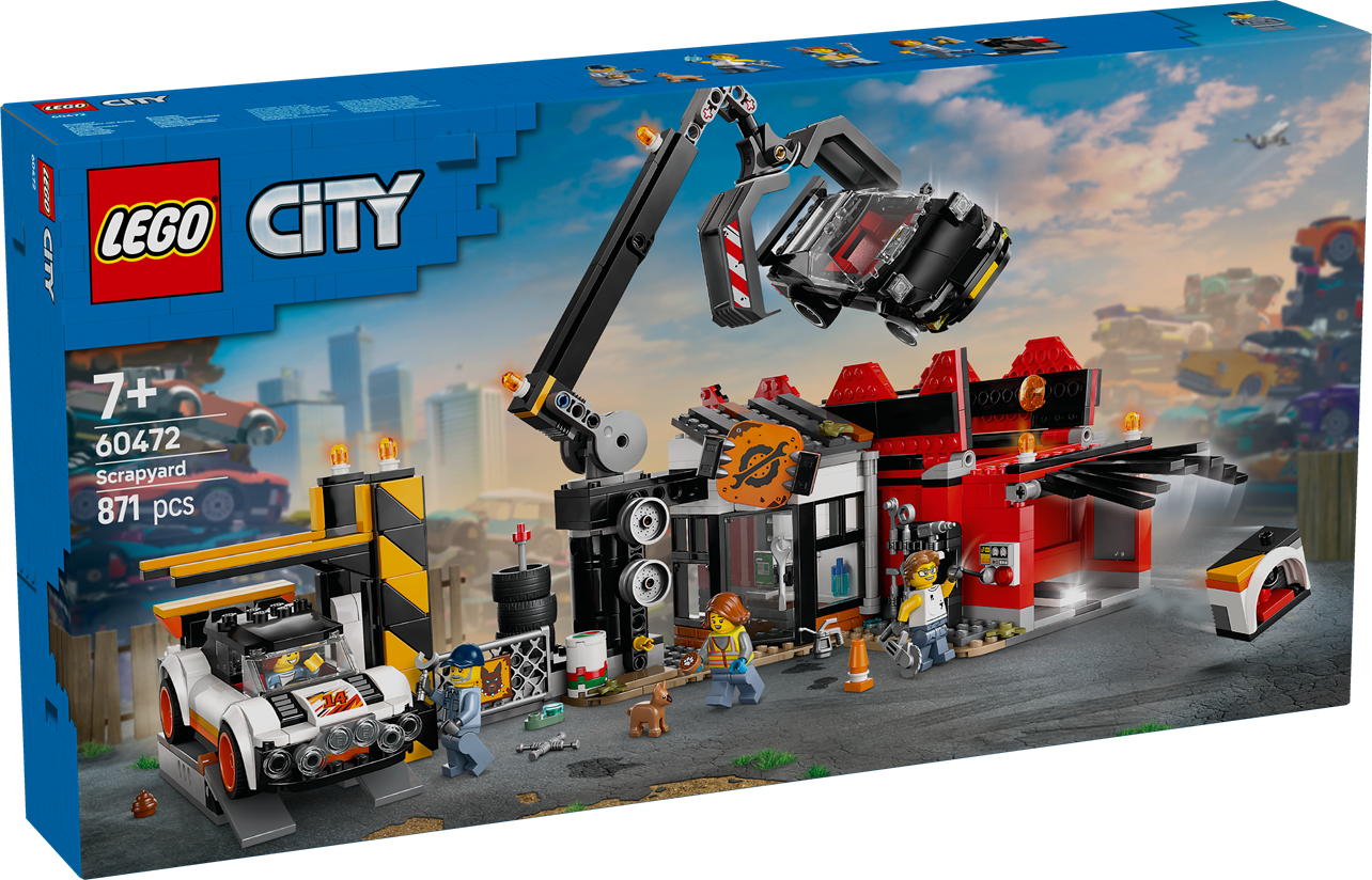 LEGO 60472 City Scrapyard with Cars