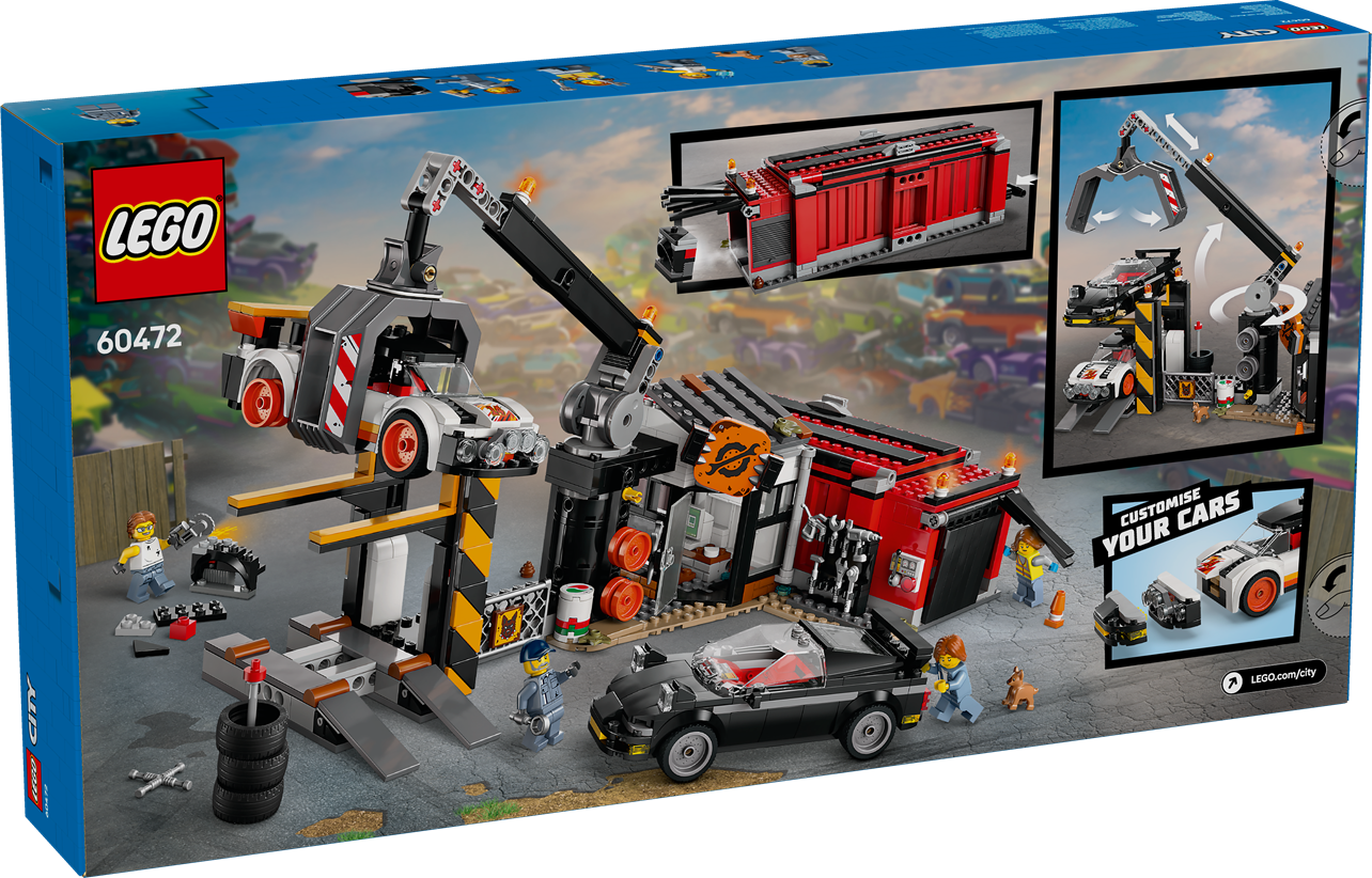 LEGO 60472 City Scrapyard with Cars
