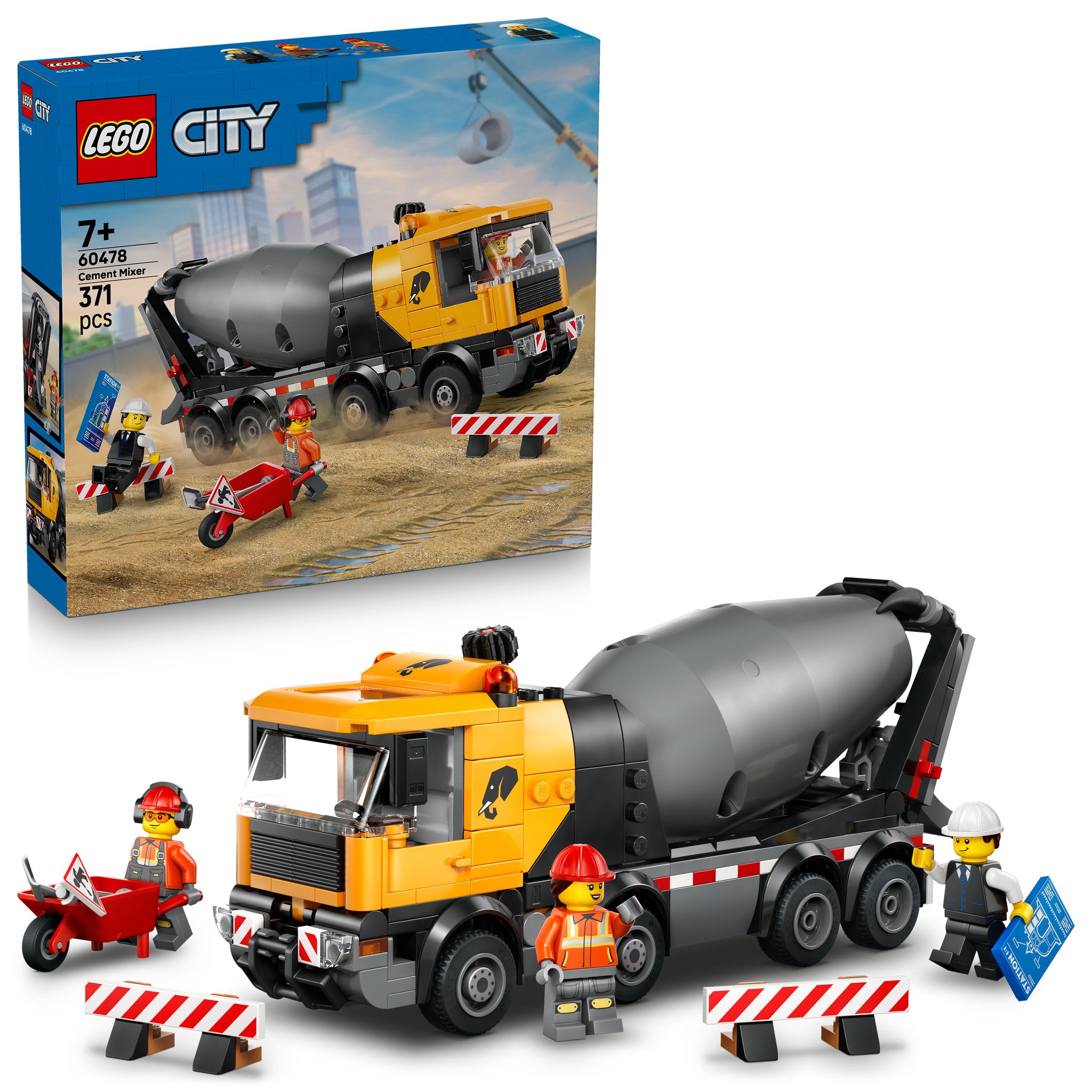 LEGO 60478 City Cement Mixer