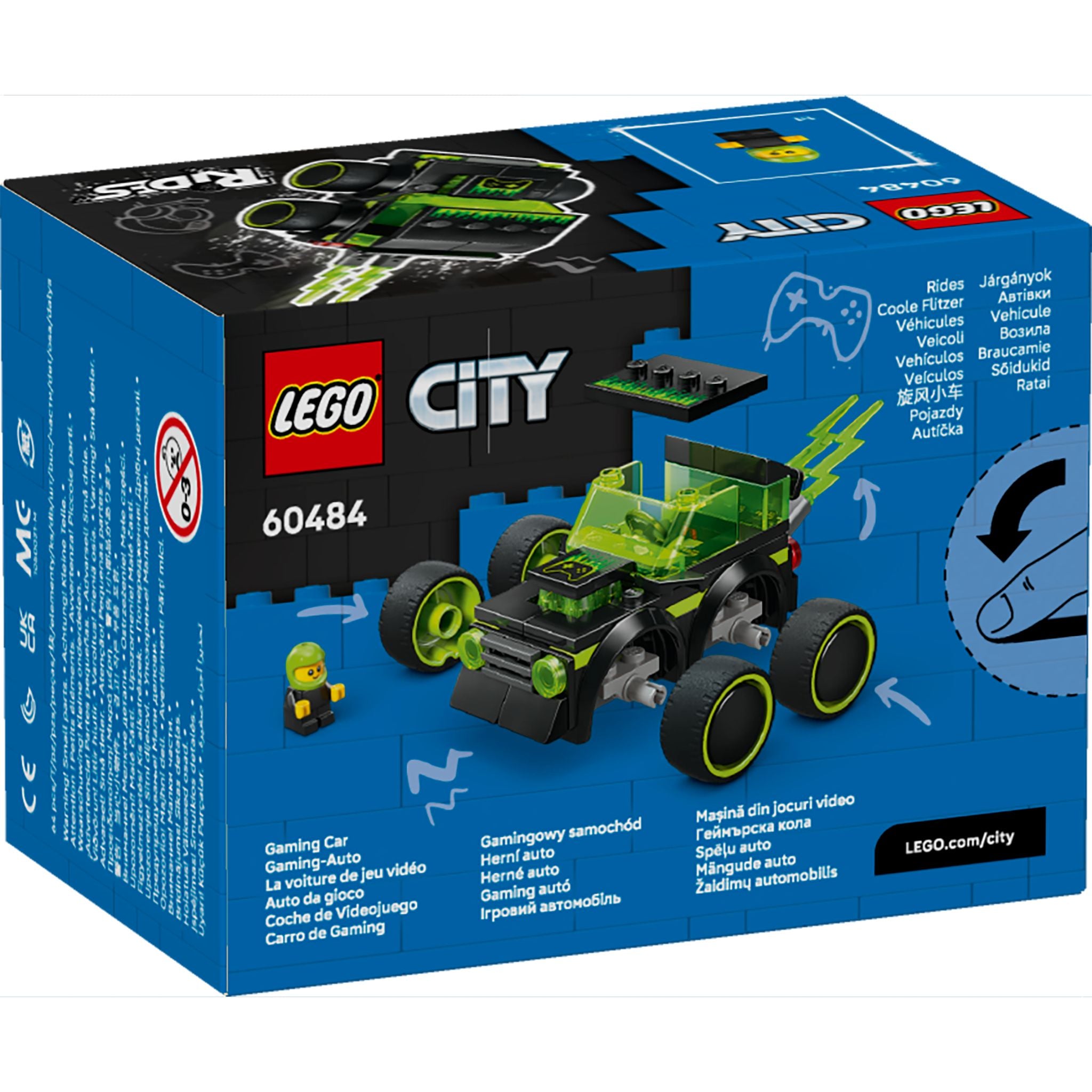 LEGO 60484 City Rides: Gaming Race Car