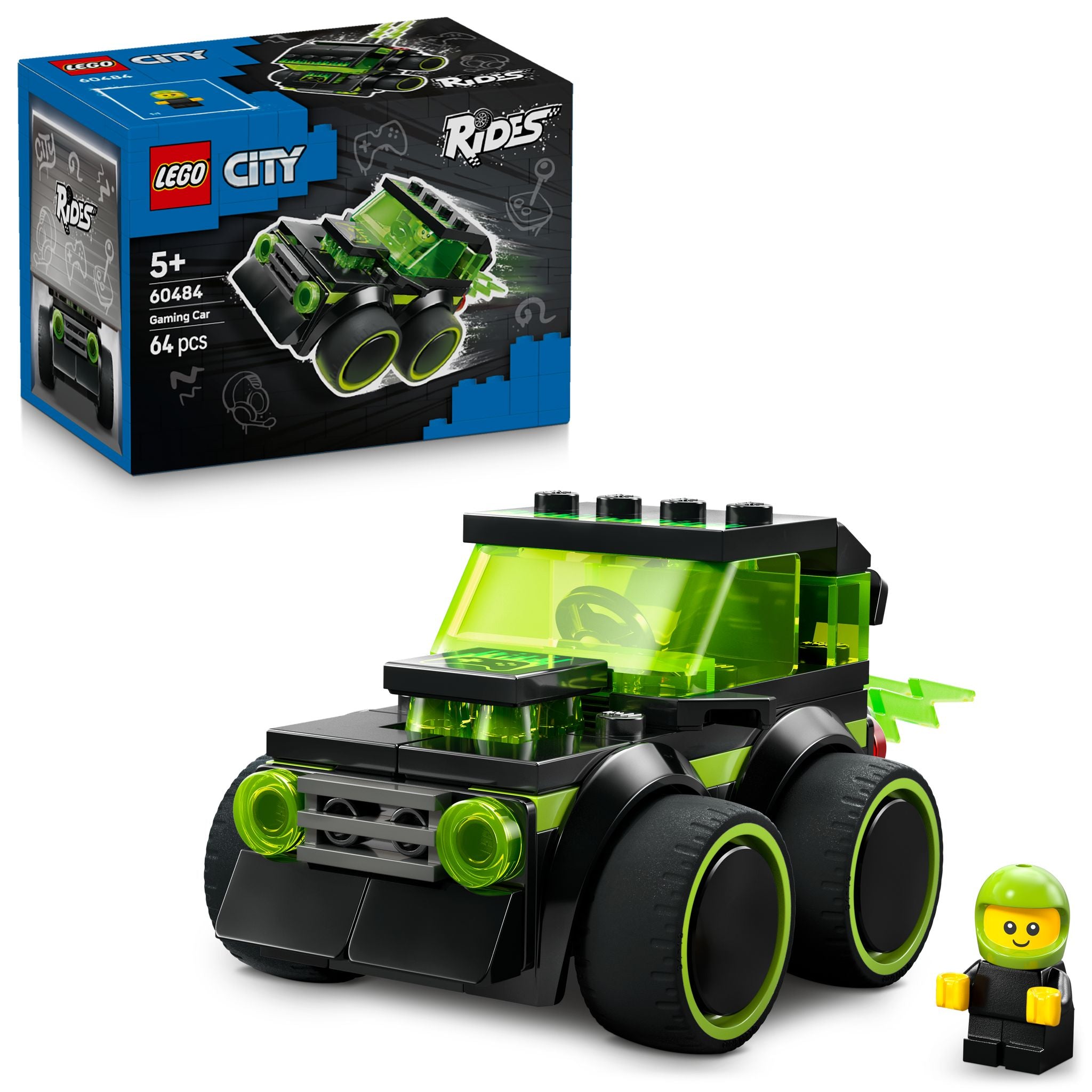 LEGO 60484 City Rides: Gaming Race Car