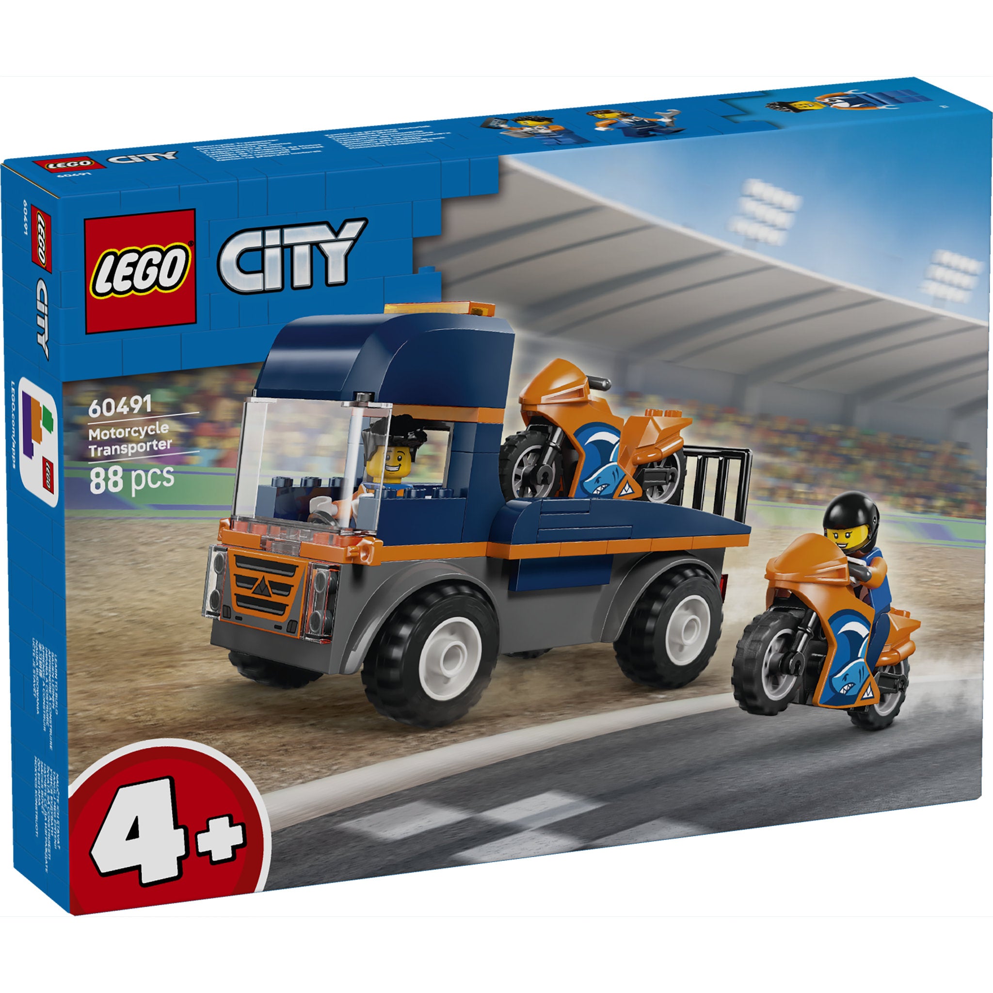 LEGO 60491 City Motorcycle Transporter