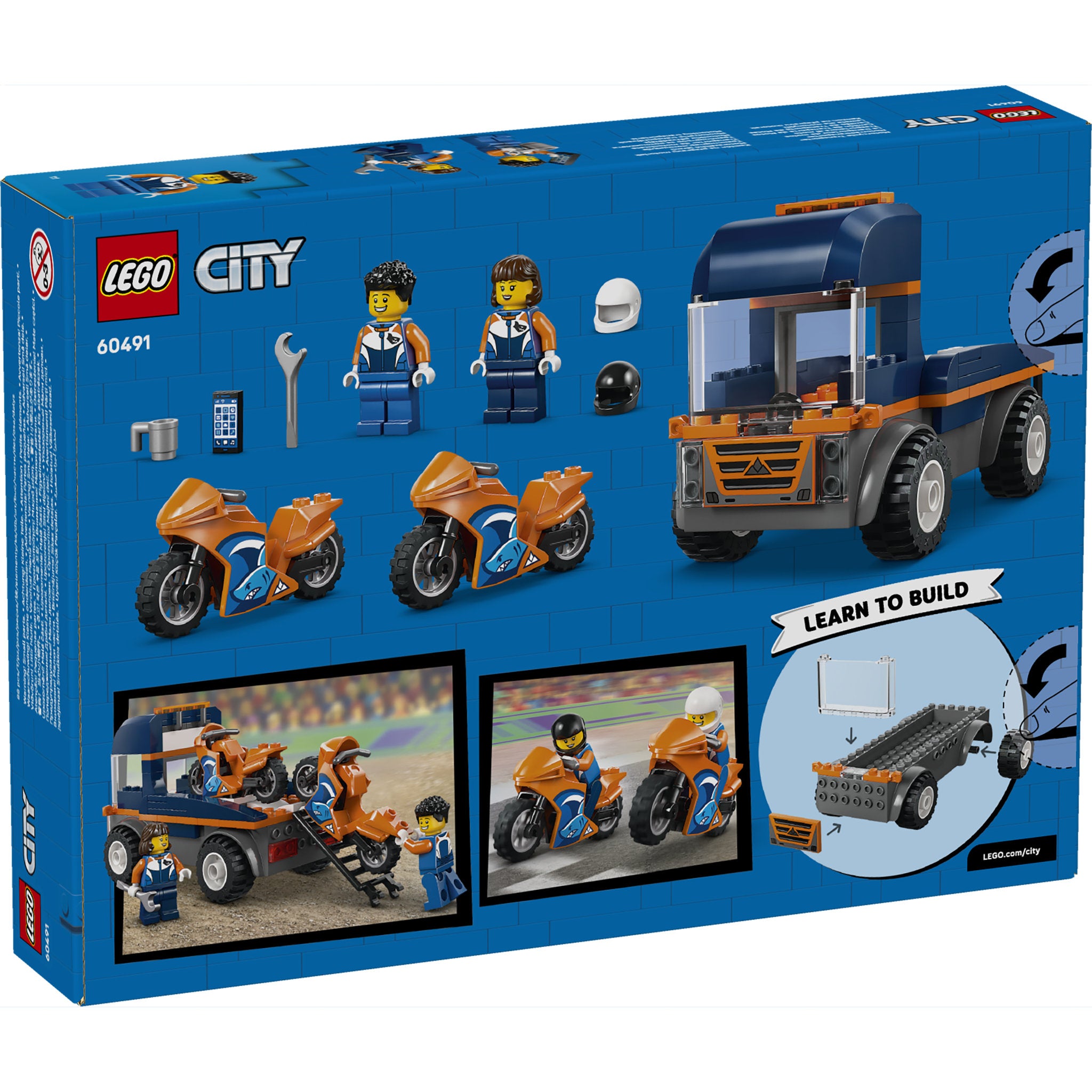 LEGO 60491 City Motorcycle Transporter