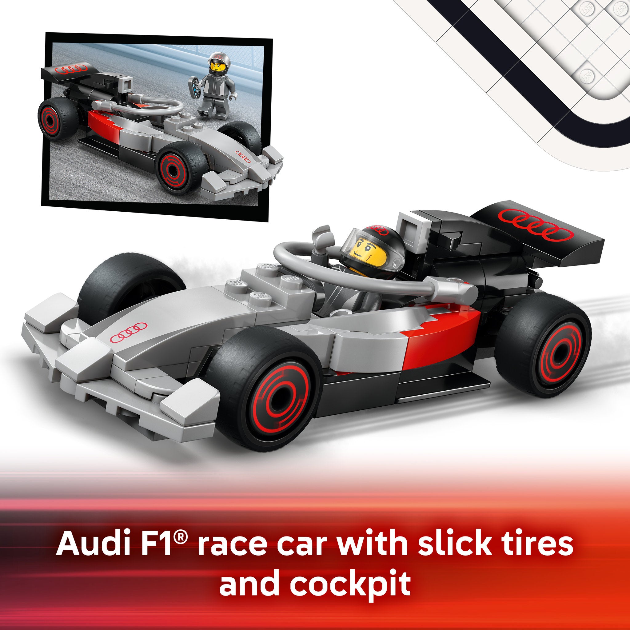 LEGO 60493 City Display Truck with Audi F1 Race Car