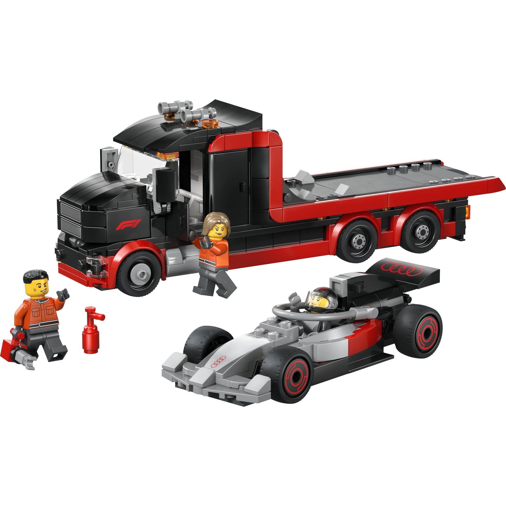 LEGO 60493 City Display Truck with Audi F1 Race Car