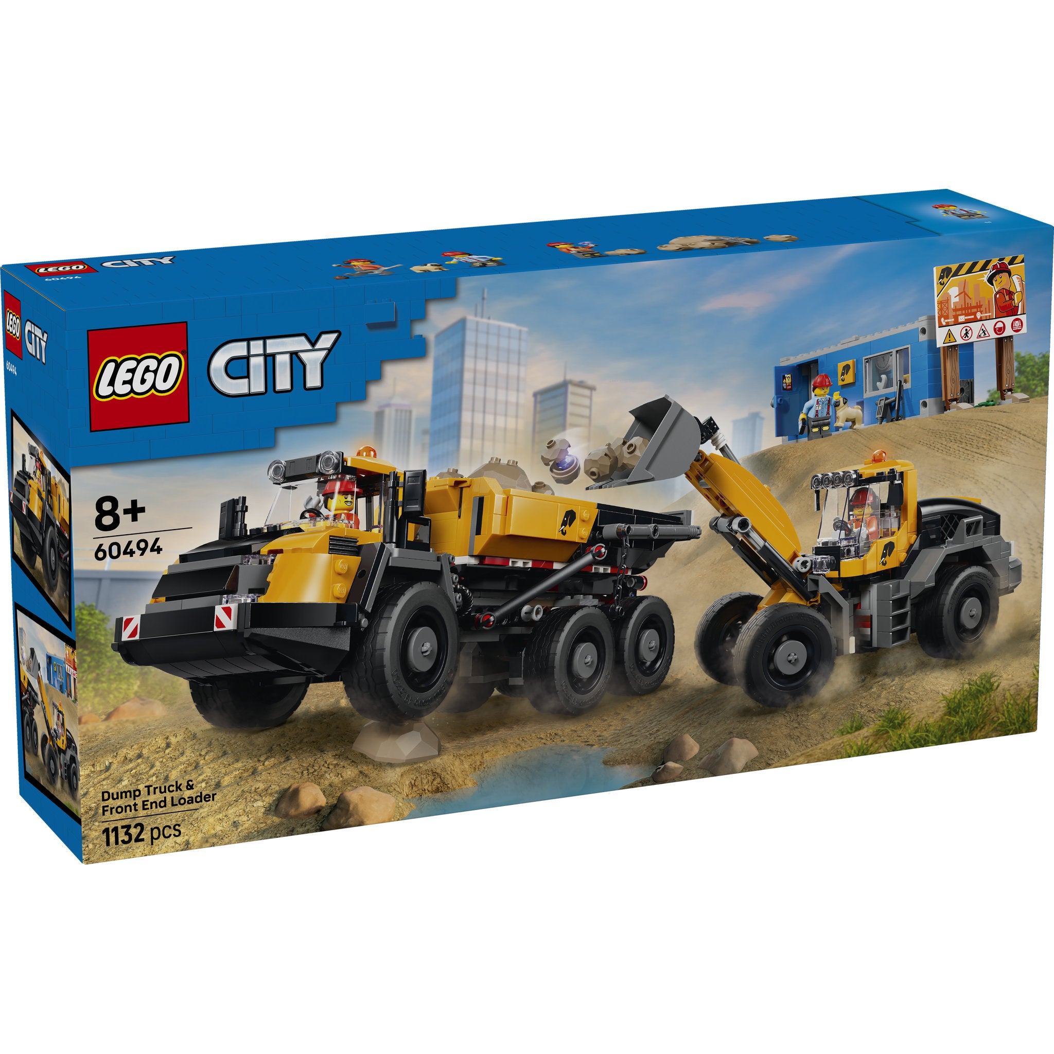 LEGO 60494 City Dump Truck & Front End Loader