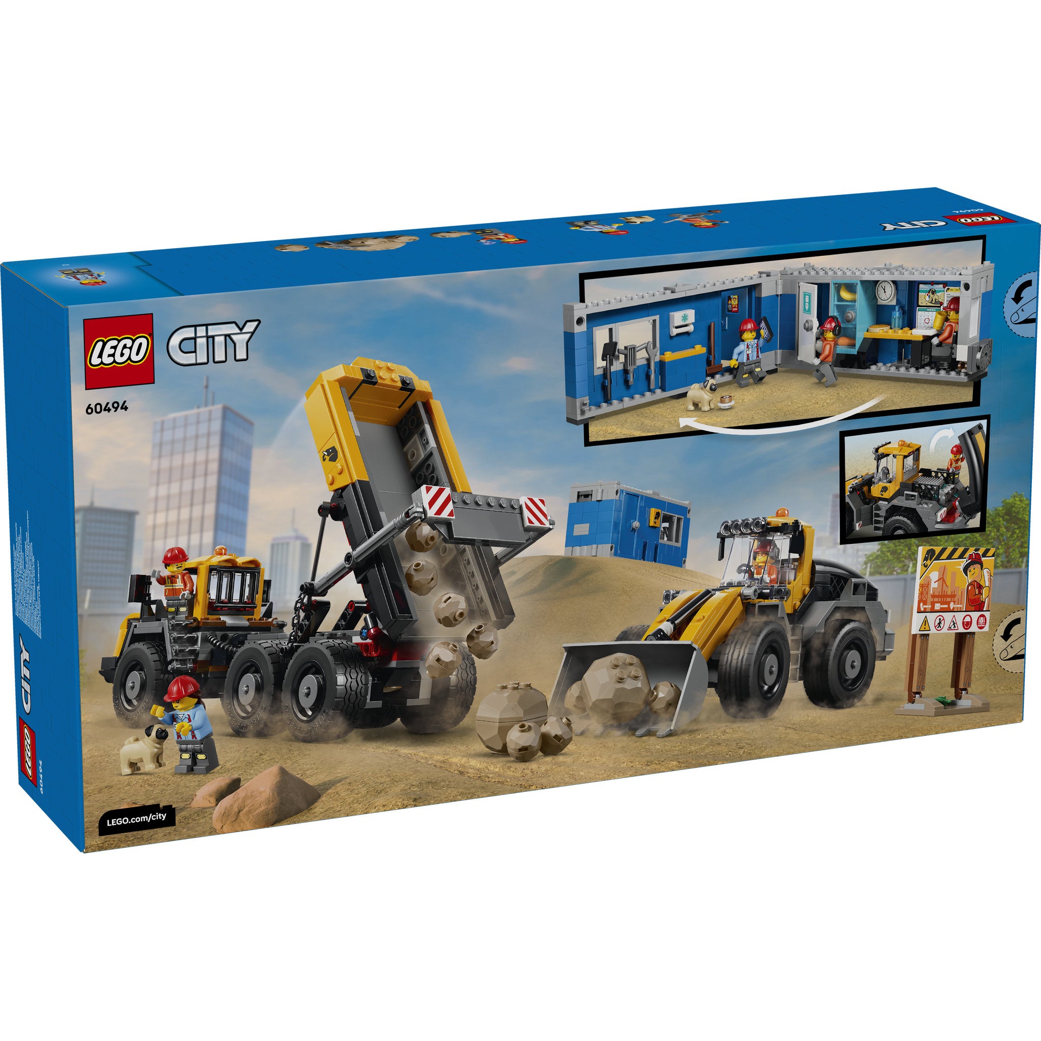LEGO 60494 City Dump Truck & Front End Loader