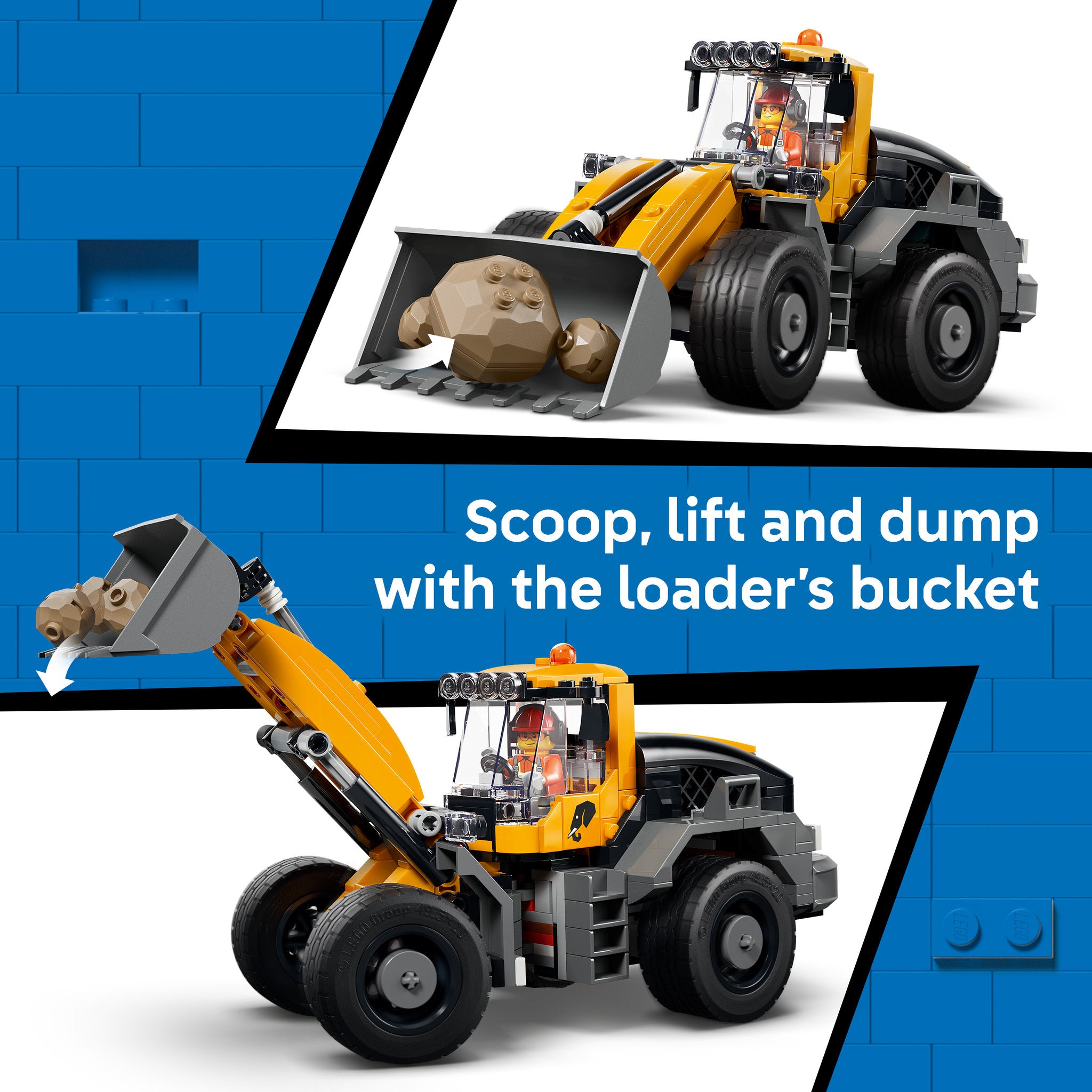 LEGO 60494 City Dump Truck & Front End Loader