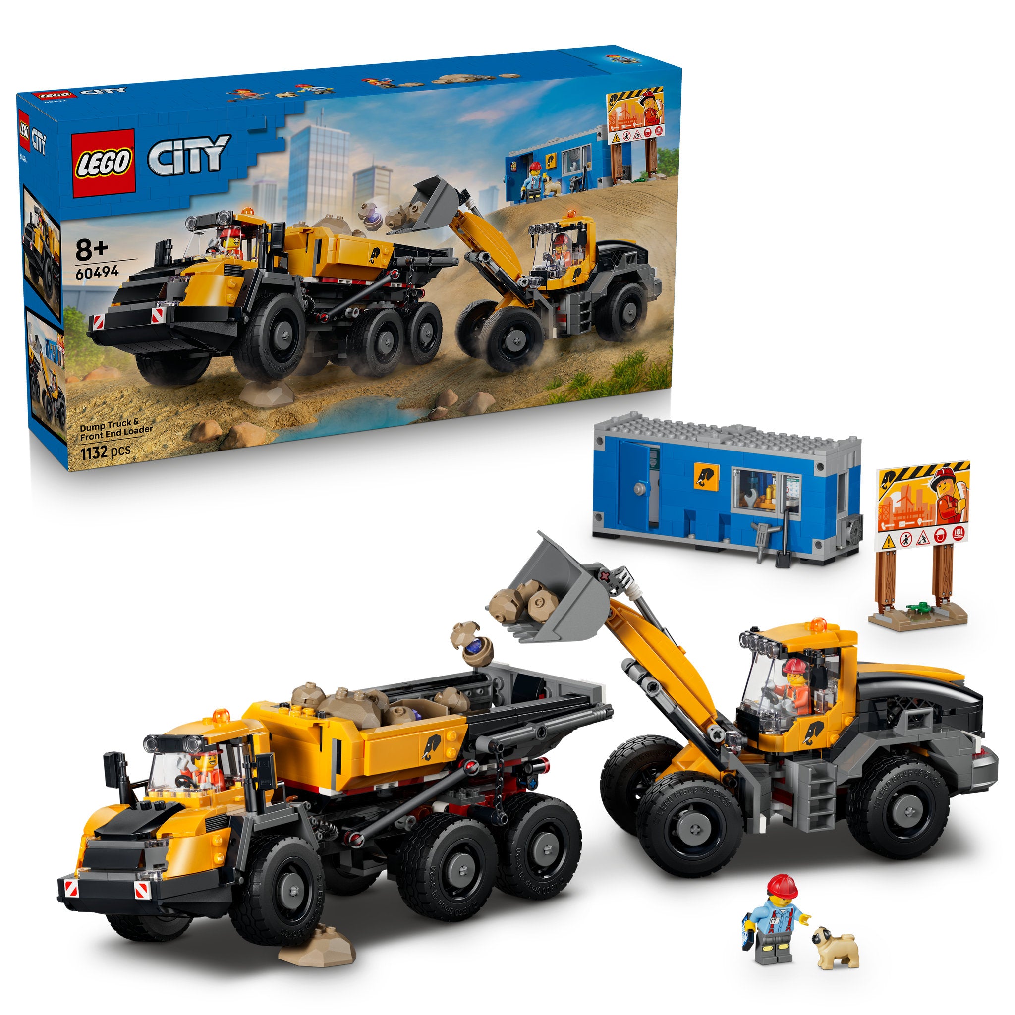 LEGO 60494 City Dump Truck & Front End Loader