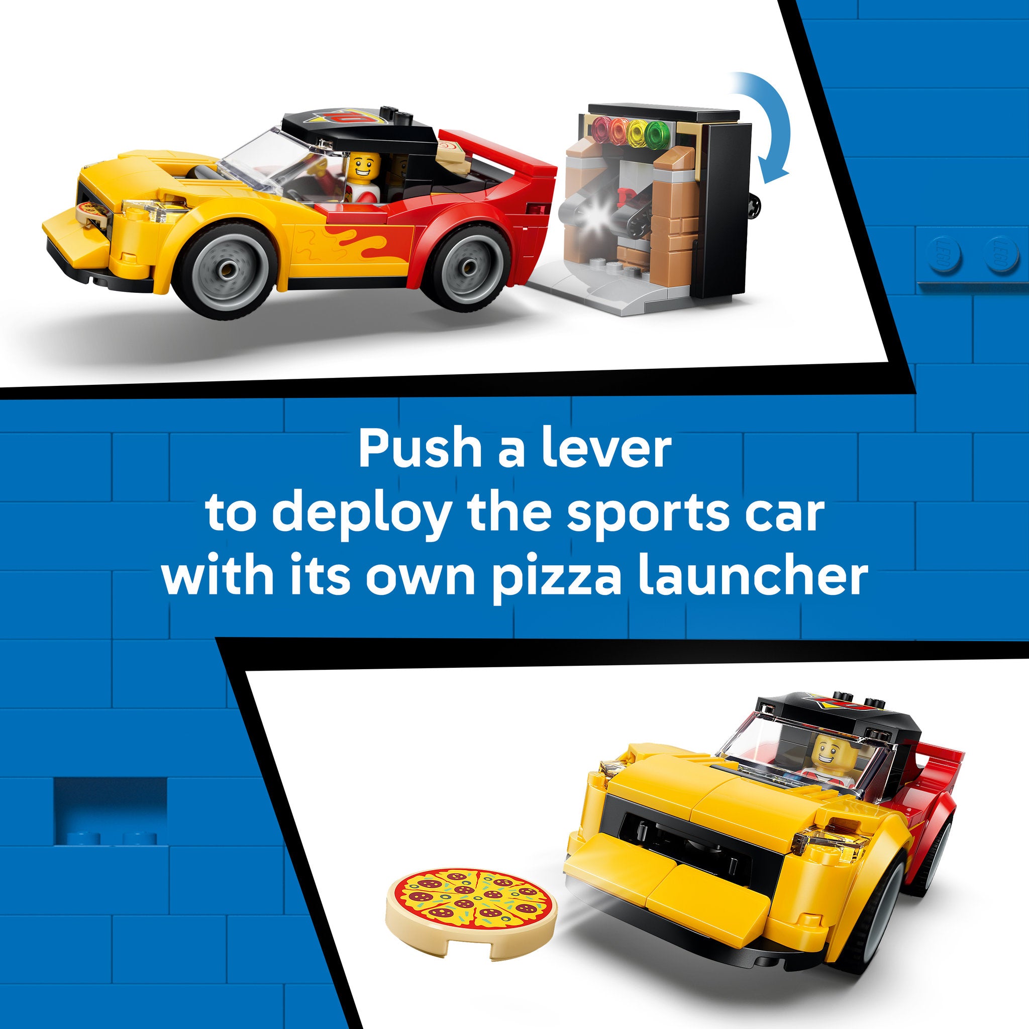 LEGO 60496 City Pizza Delivery Experience With Vehicles