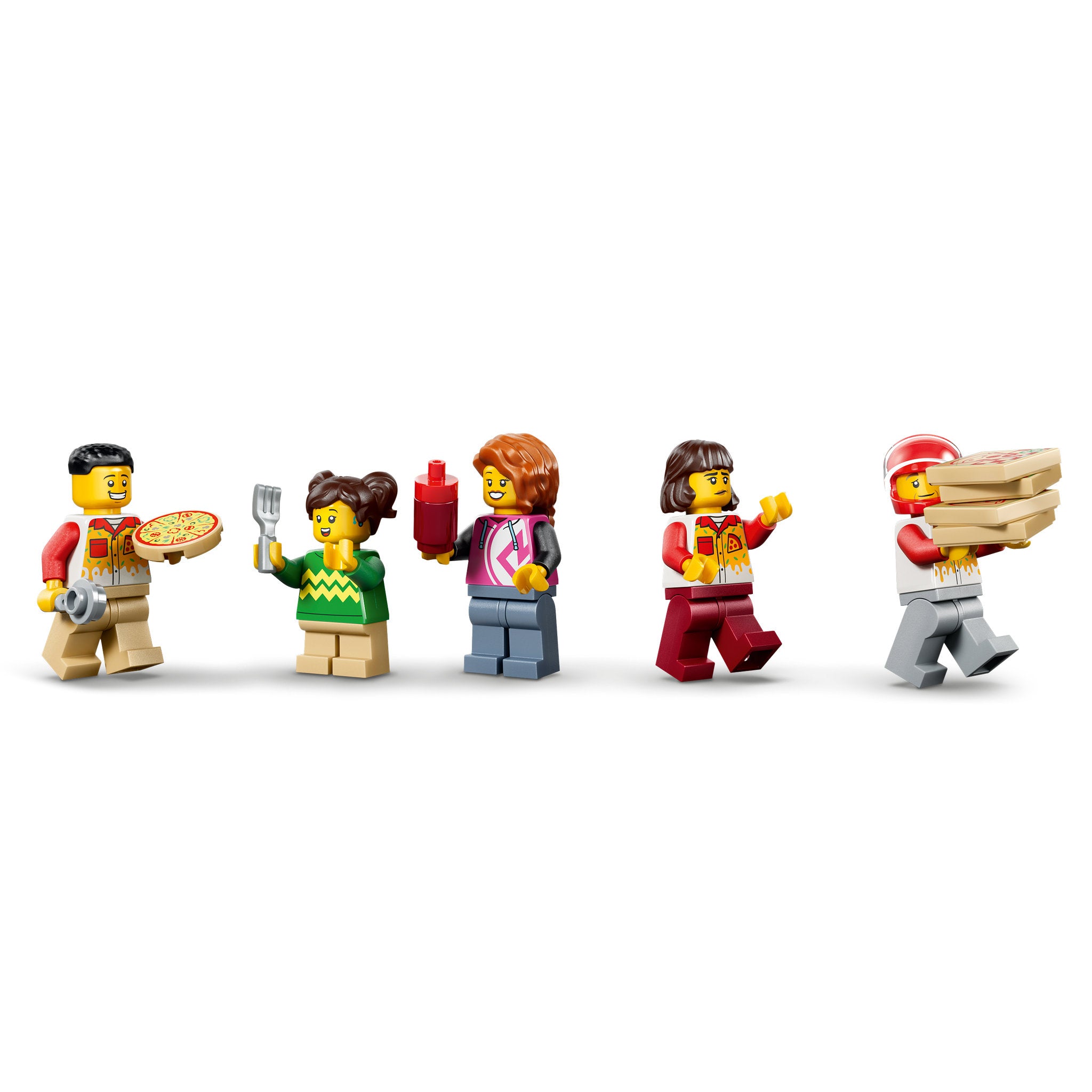 LEGO 60496 City Pizza Delivery Experience With Vehicles