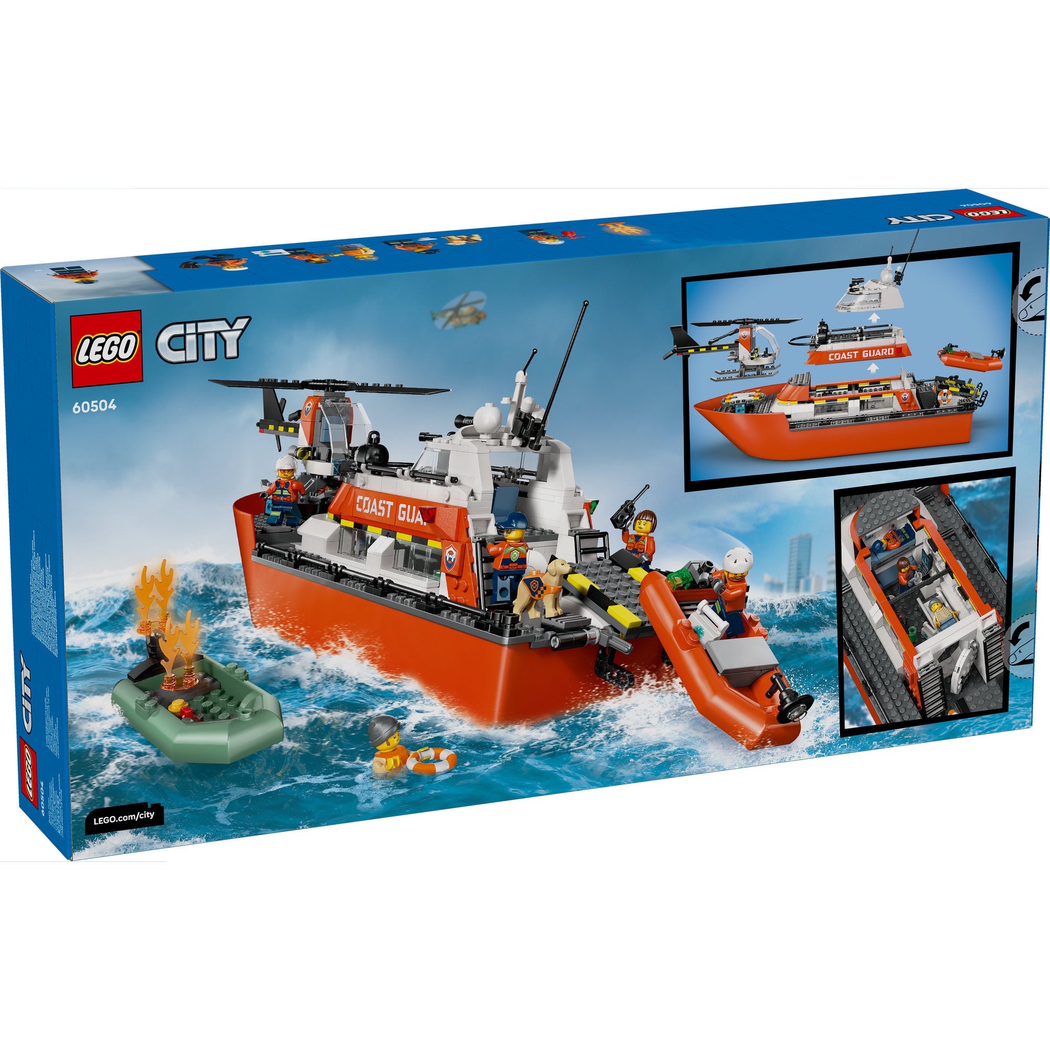LEGO 60504 City Coast Guard Rescue Boat & Helicopter