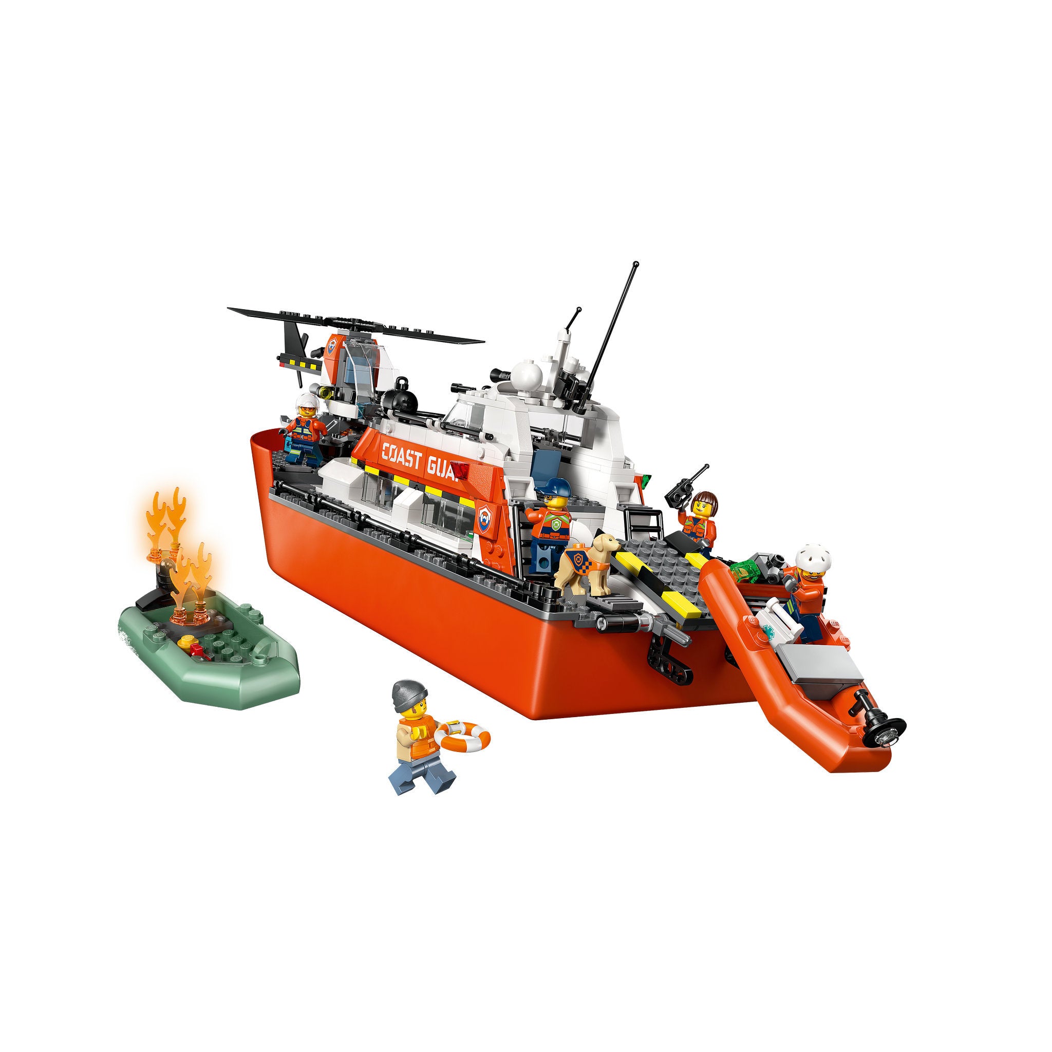 LEGO 60504 City Coast Guard Rescue Boat & Helicopter