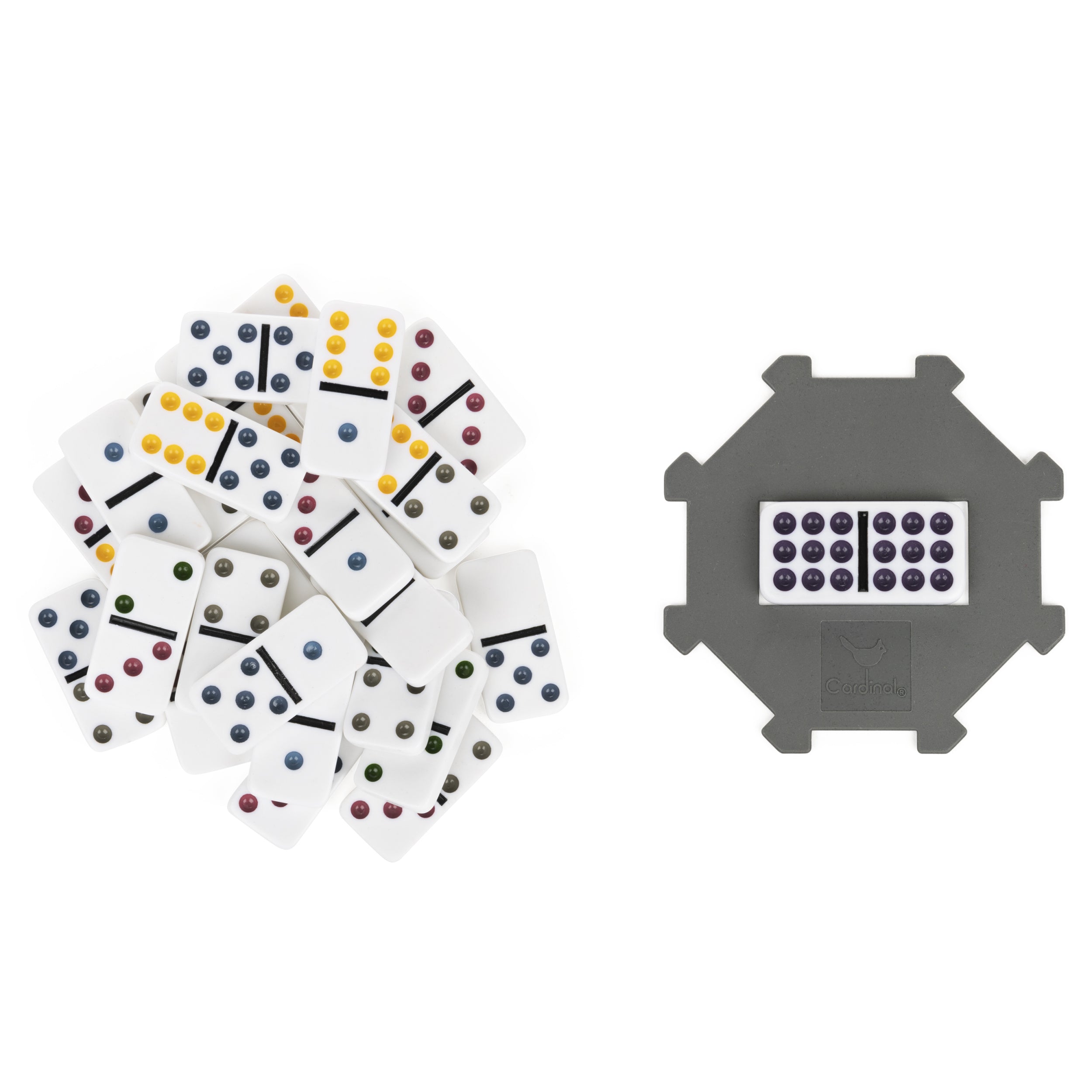 Cardinal Classics Double-Nine Dominoes In Tin