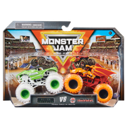 Monster Jam 1:64 2 Pack Alien Invasion vs Dragonoid - Toyworld Australia