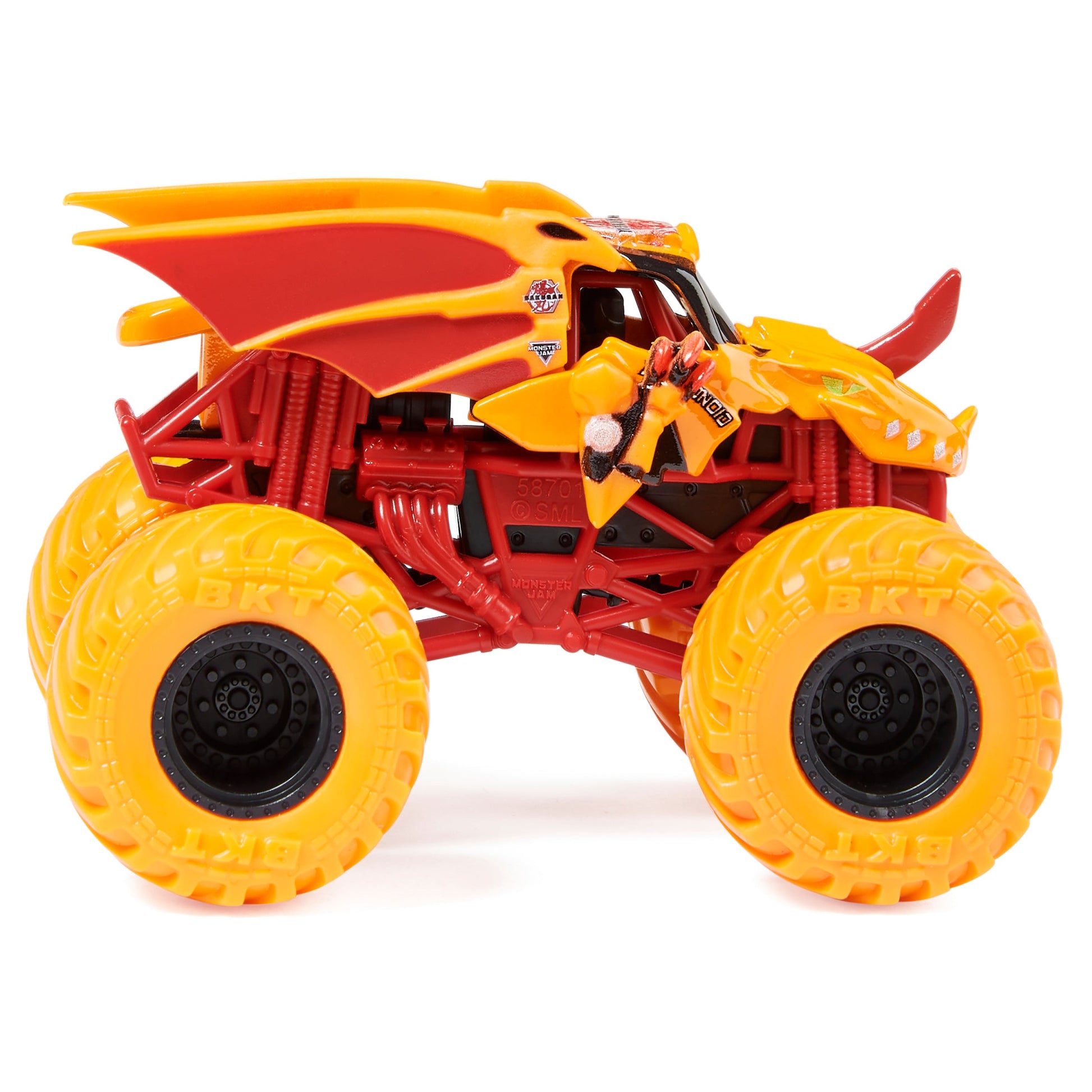 Monster Jam 1:64 2 Pack Alien Invasion vs Dragonoid - Toyworld Australia