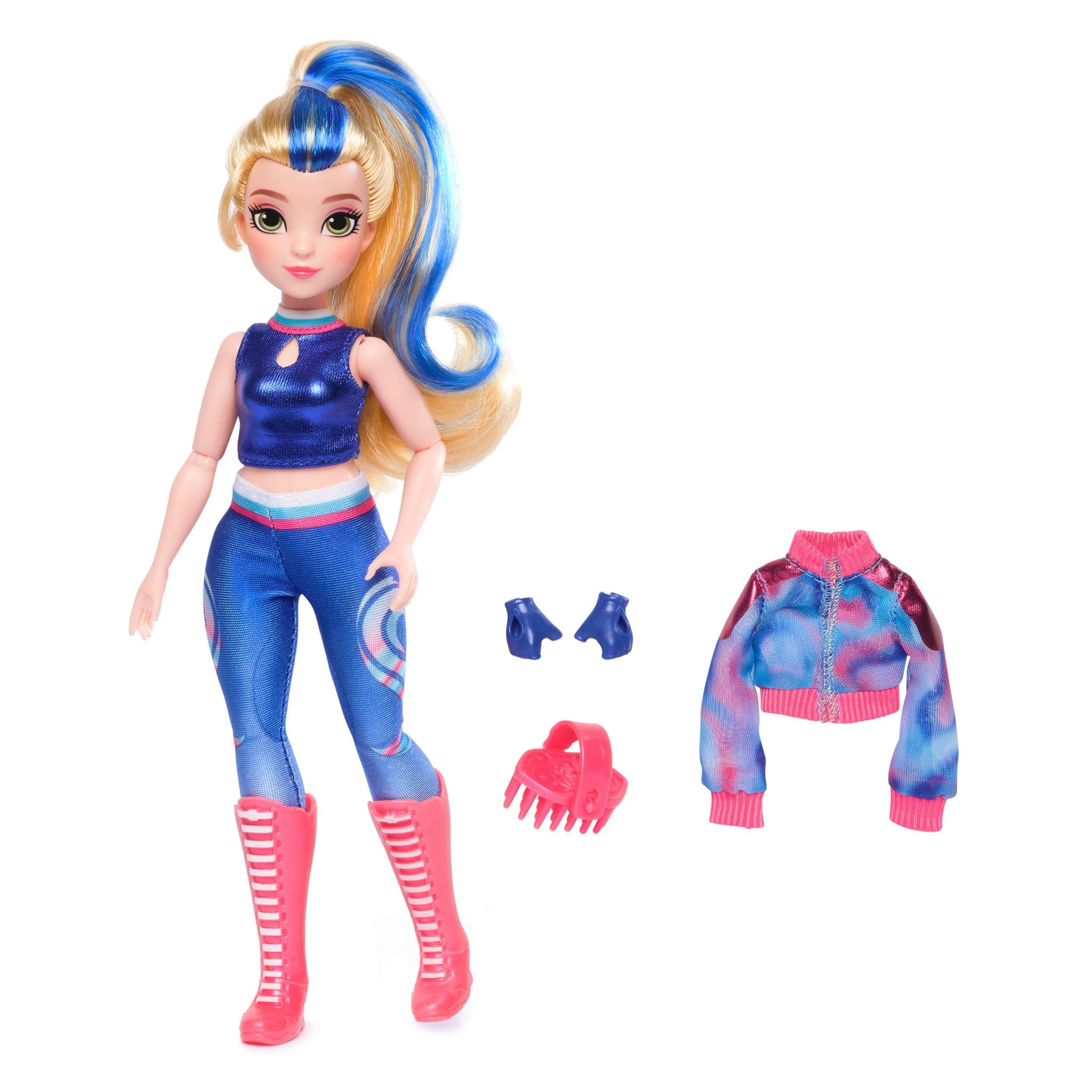 Unicorn Academy, Isabel Doll With Highlighted Hair, 5 Fashion Accessories A – 246514740