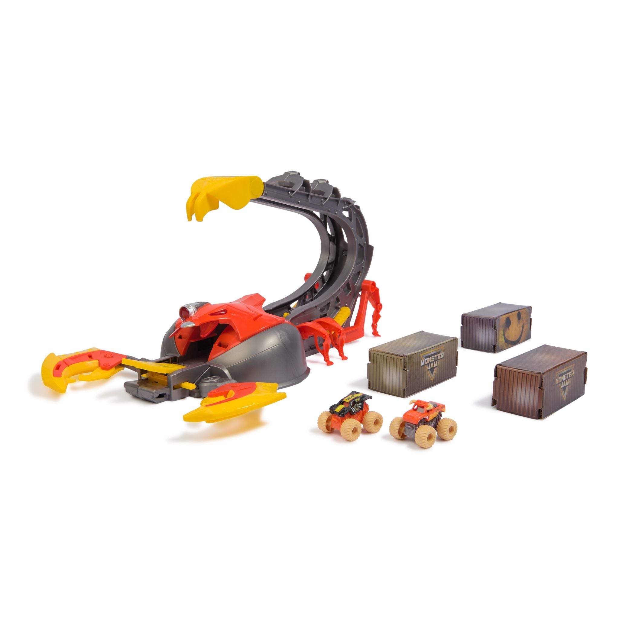 Monster Jam El Toro Loco Venom Velocity Scorpion Playset