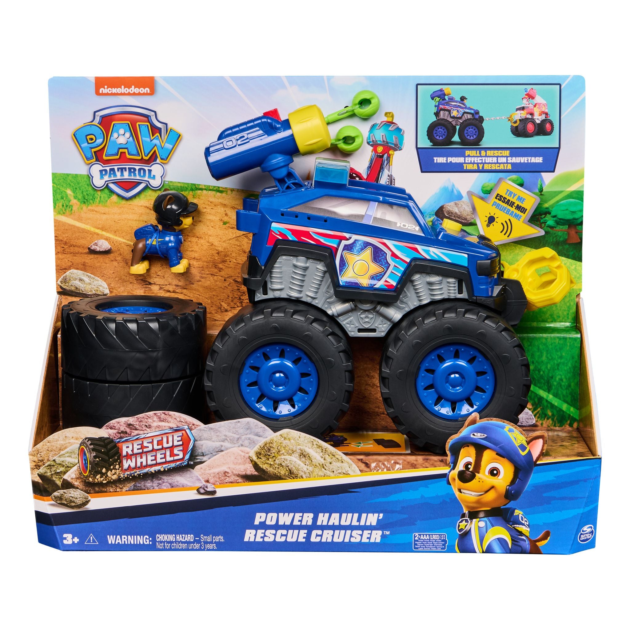 PAW Patrol Rescue Wheels Chase's Power Haulin' Rescue Racer
