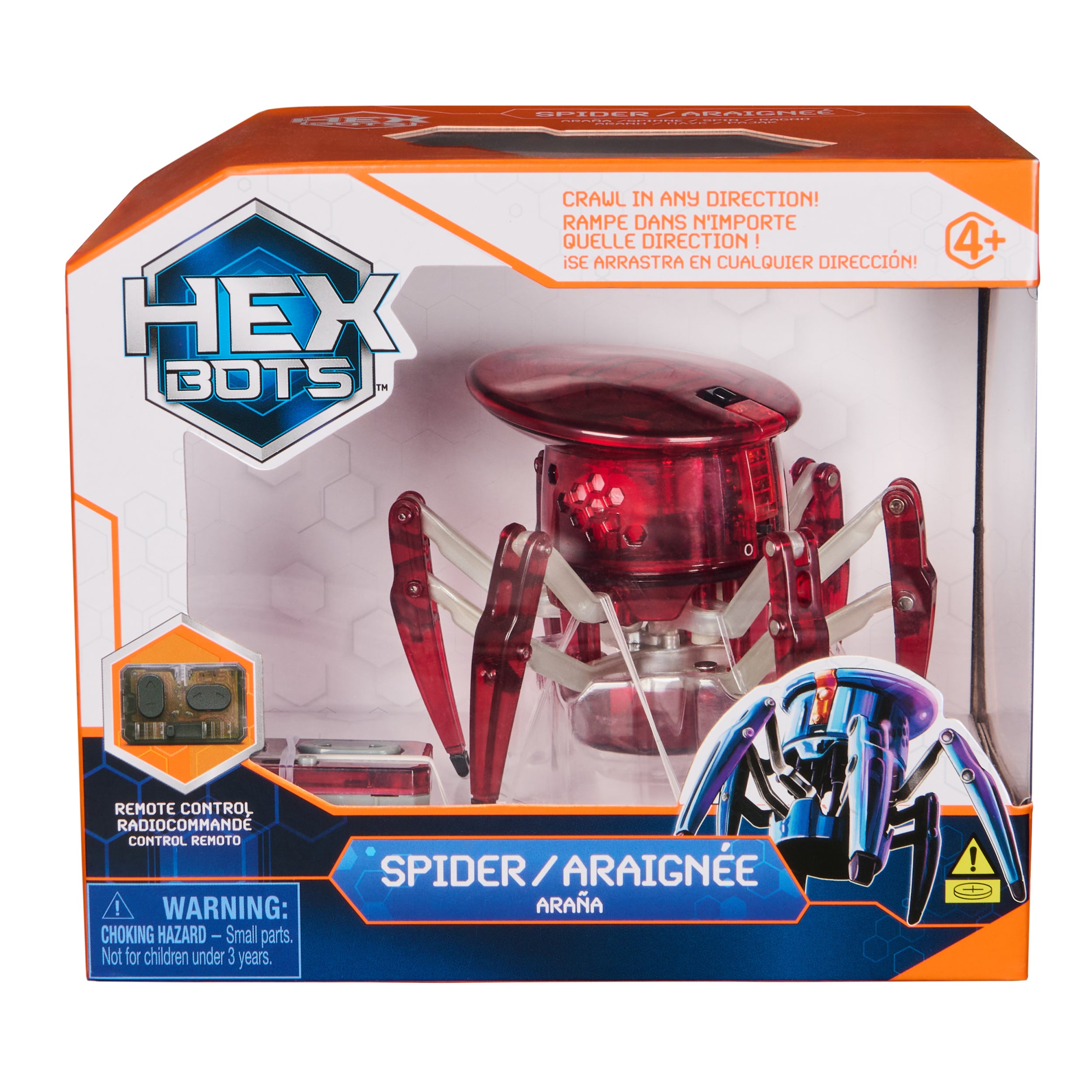 Hex Bots Spider Red