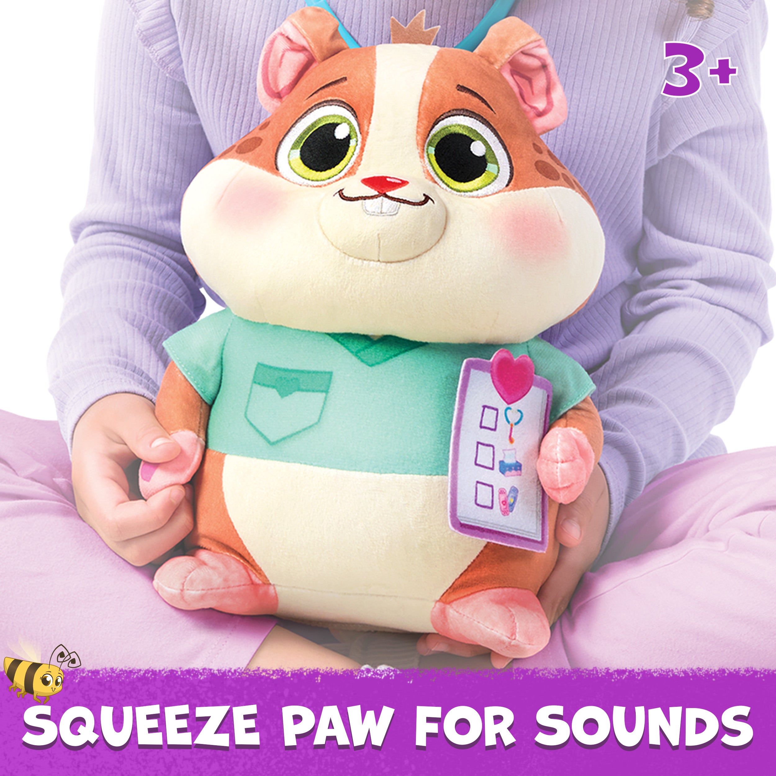 Vida The Vet Talk & Sing Popcorn Interactive Plush