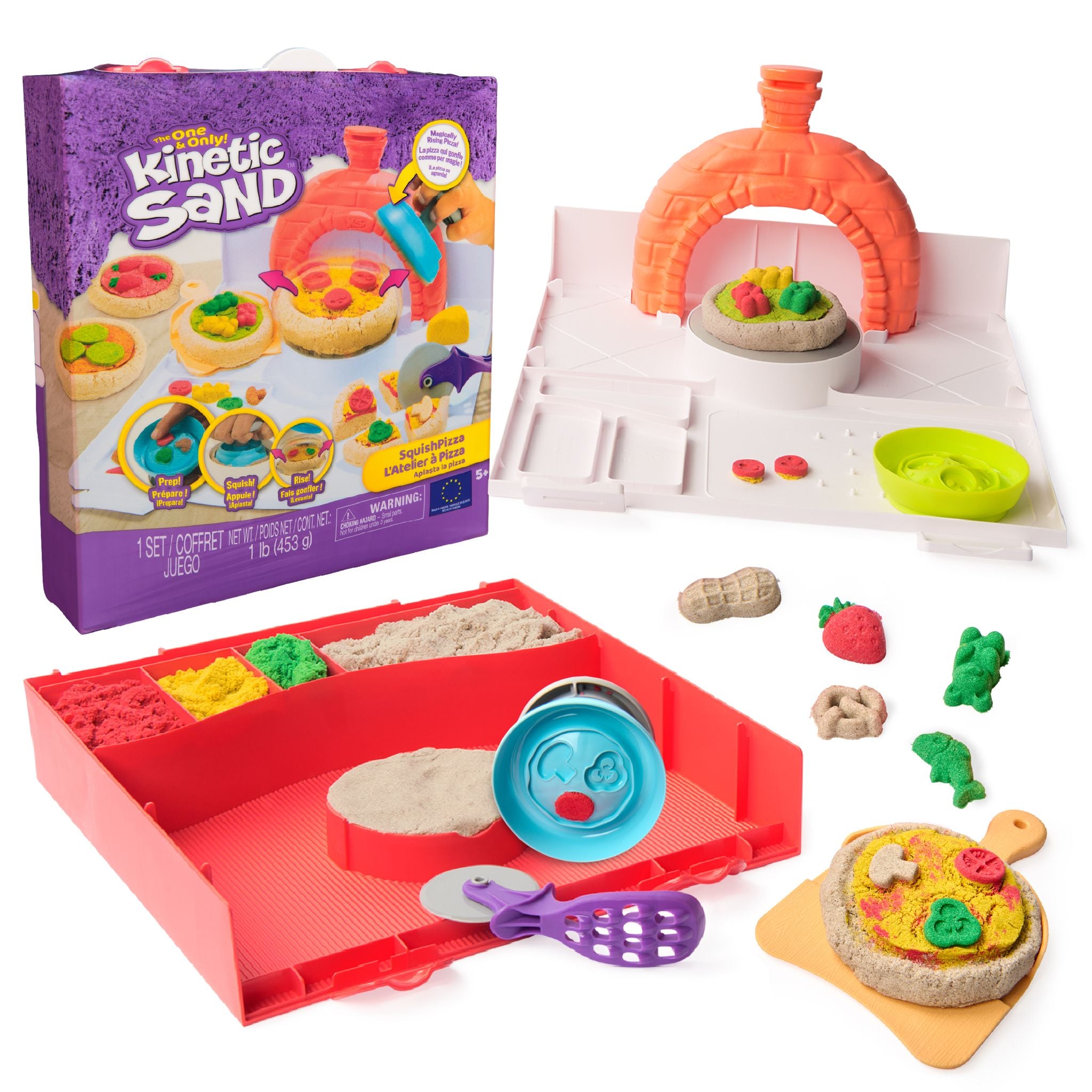 Kinetic Sand Squish Pizza