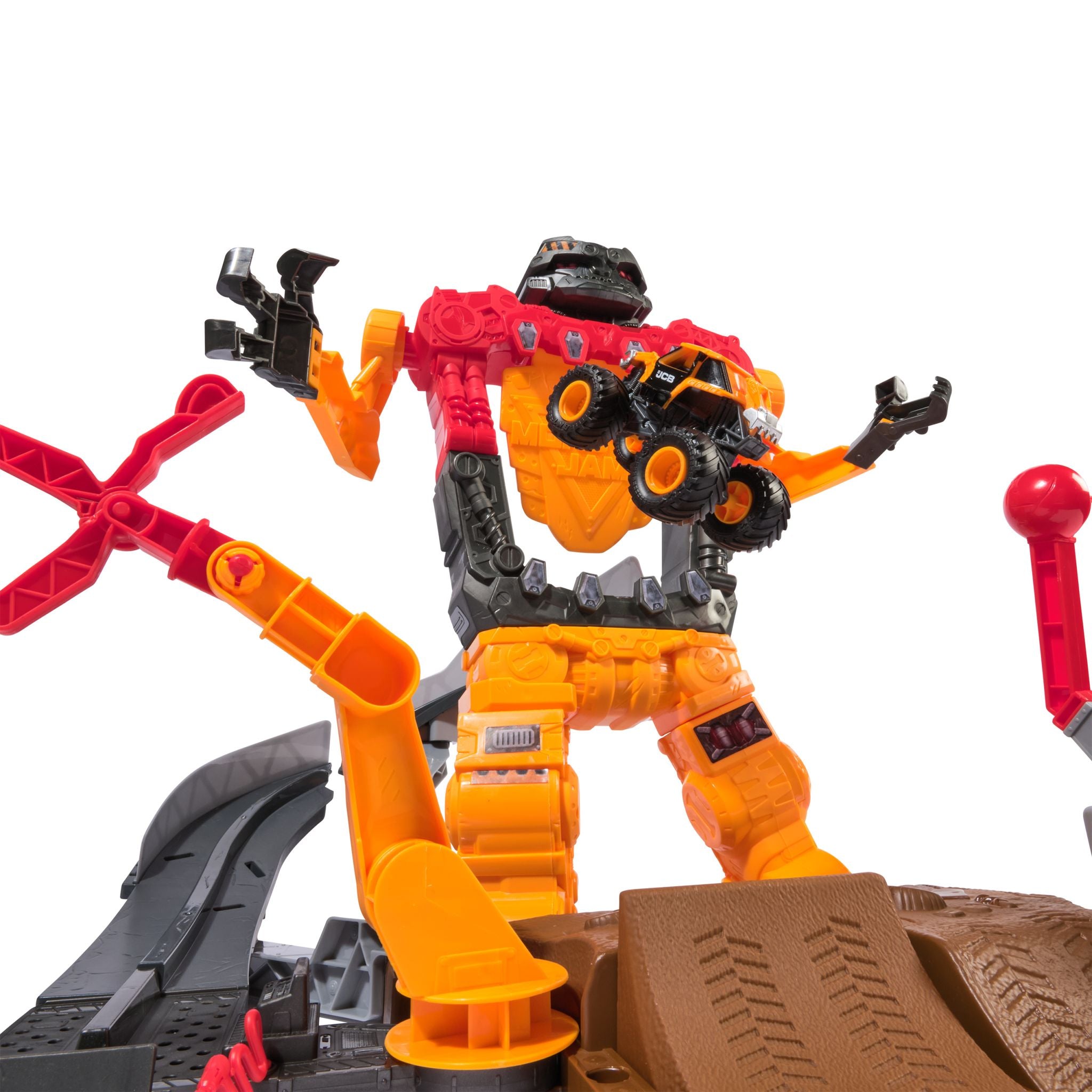 Monster Jam 1:64 Smash & Bash Smashbot Playset