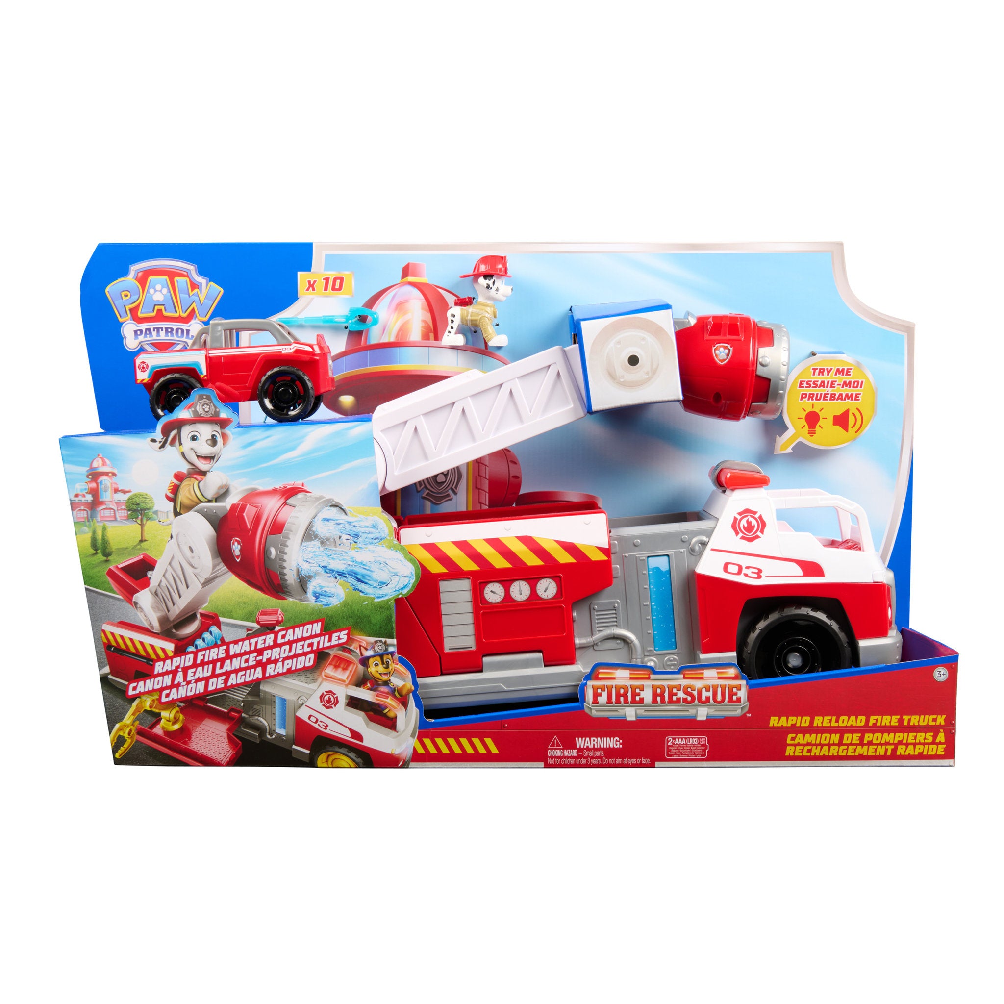PAW Patrol Fire Rescue Rapid Reload Fire Truck